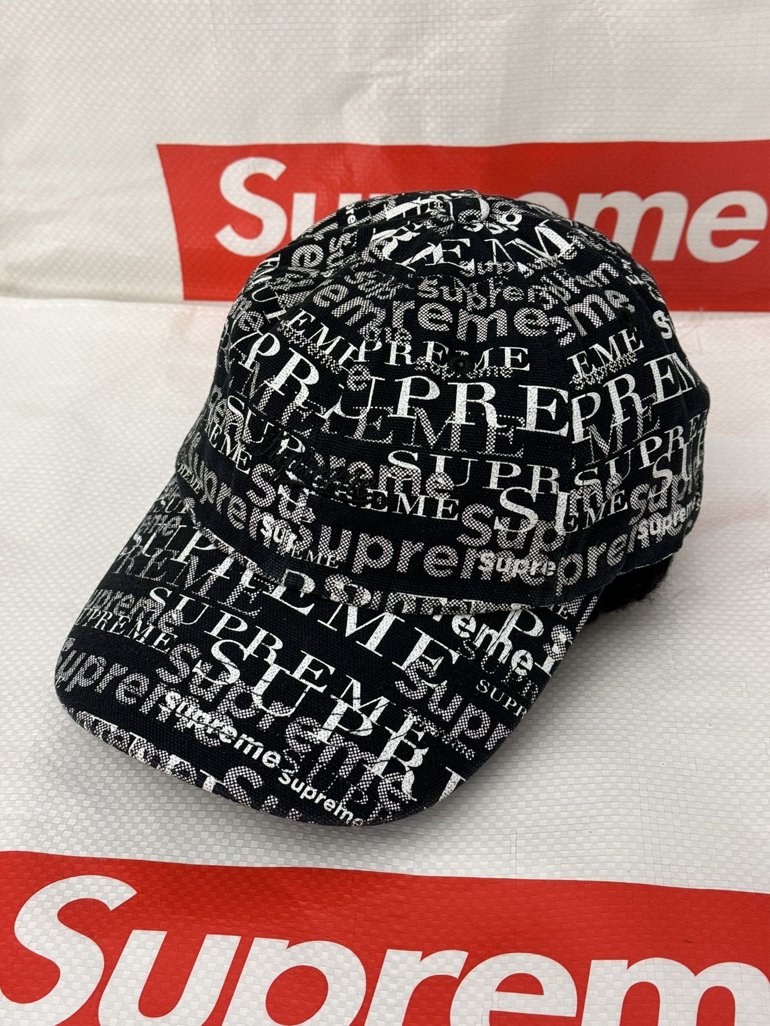 Supreme Supreme Aphex Twin Black 6-Panel Hat | Grailed