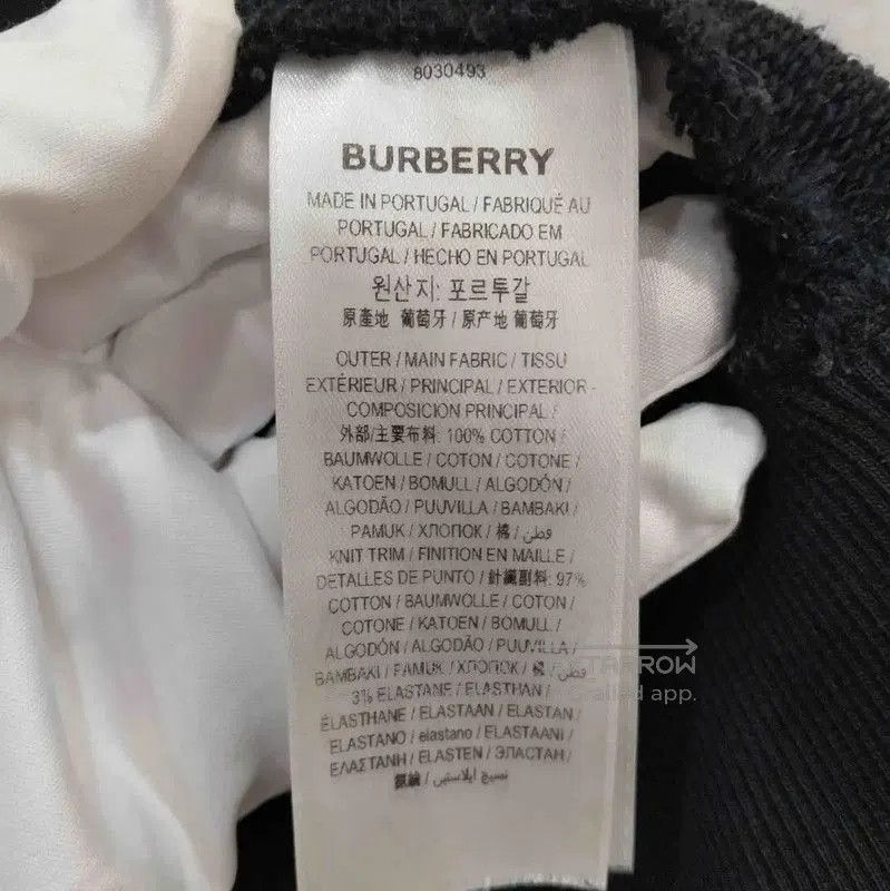 Burberry Burberry Black Cotton Men's Long Sleeve Hoodie. Size US XL / EU 56 / 4 - 6 Thumbnail
