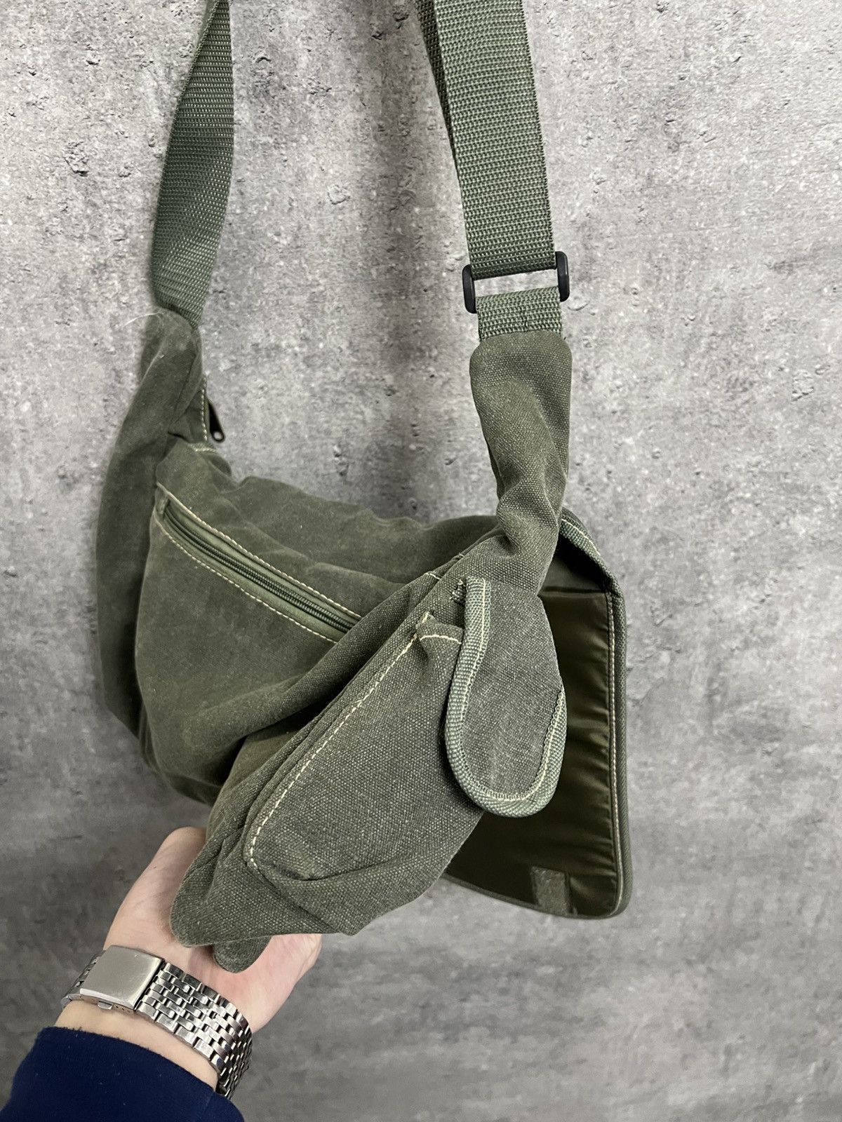 Vintage Diesel Bag Multipocket Avant Garde Japanese Y2K Rare