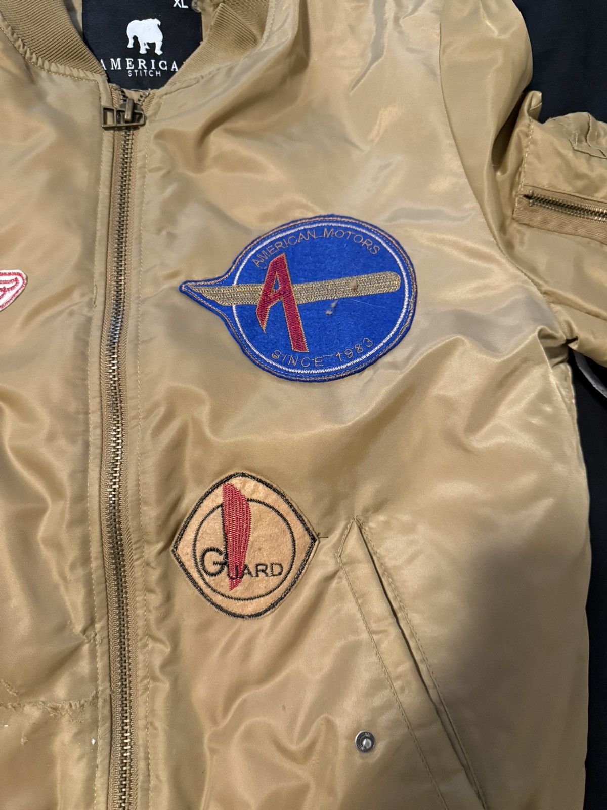 Other × Vintage brown aviator bomber jacket Size US L / EU 52-54 / 3 - 2 Thumbnail