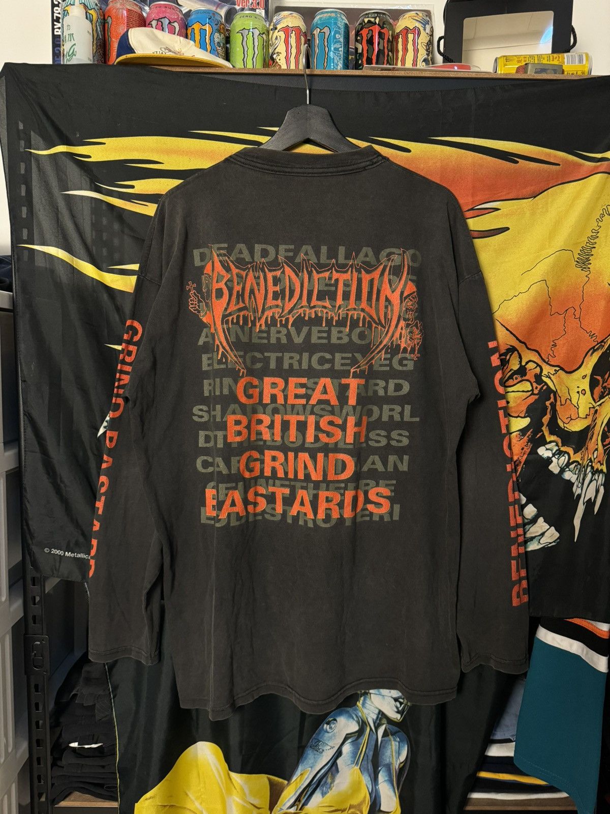 Band Tees × Vintage VINTAGE BENEDICTION GRIND BASTARD 1998 Size US XL / EU 56 / 4 - 7 Thumbnail