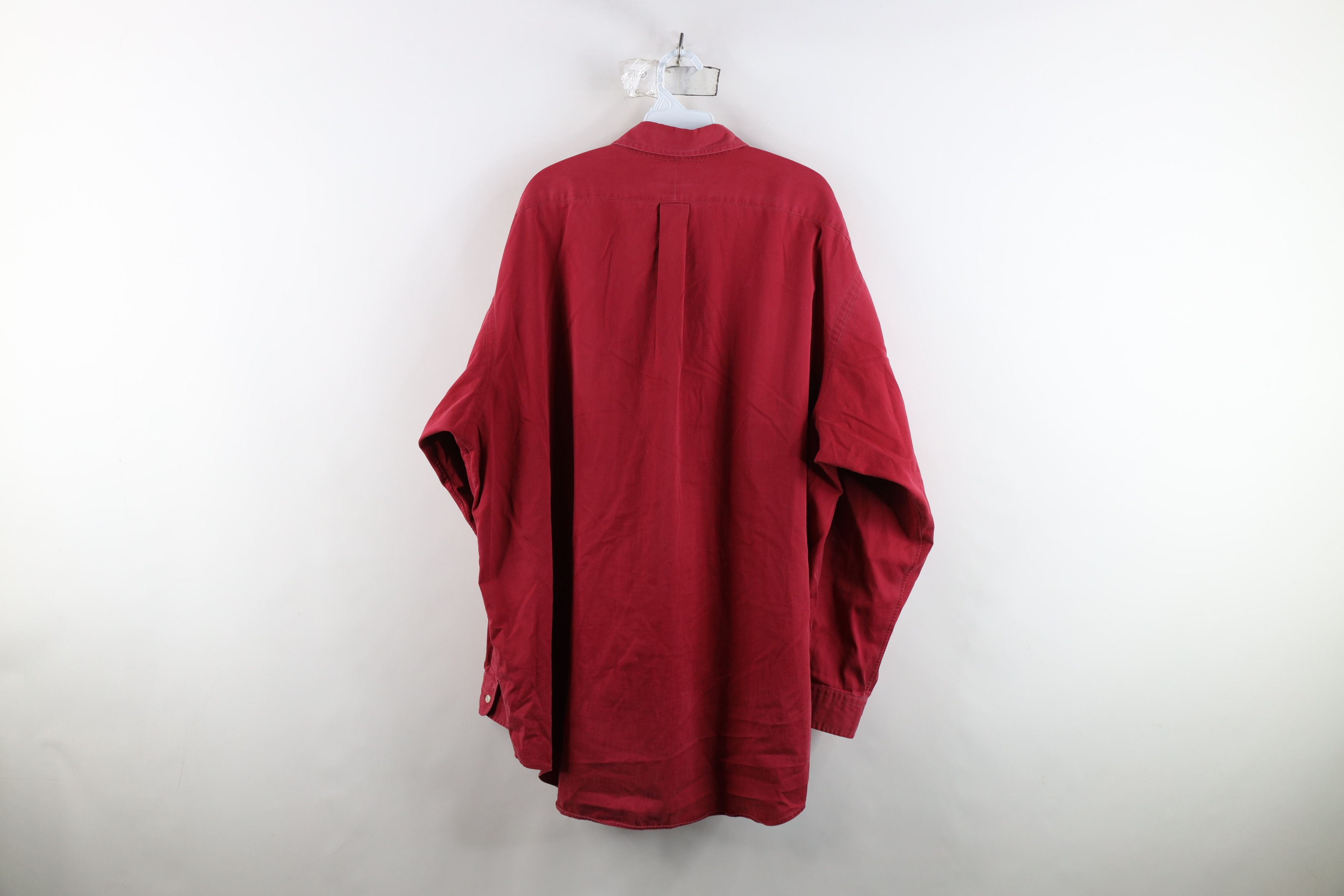 Ralph Lauren Vintage 90s Ralph Lauren Collared Button Down Shirt Red Size US XXL / EU 58 / 5 - 10 Thumbnail