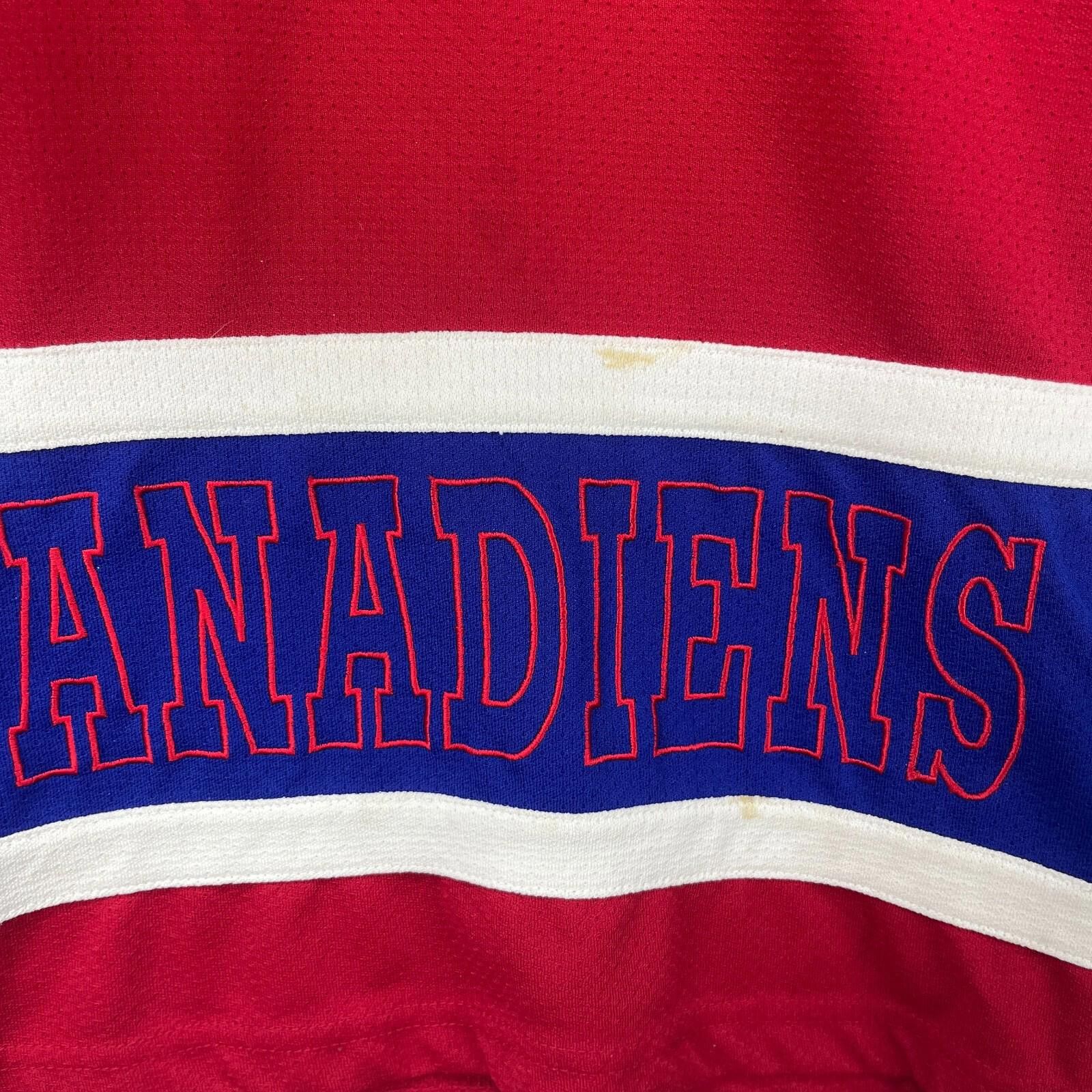 Other Vintage Montreal Canadiens Autographed Habs Jersey Youth XL Size ONE SIZE - 3 Thumbnail