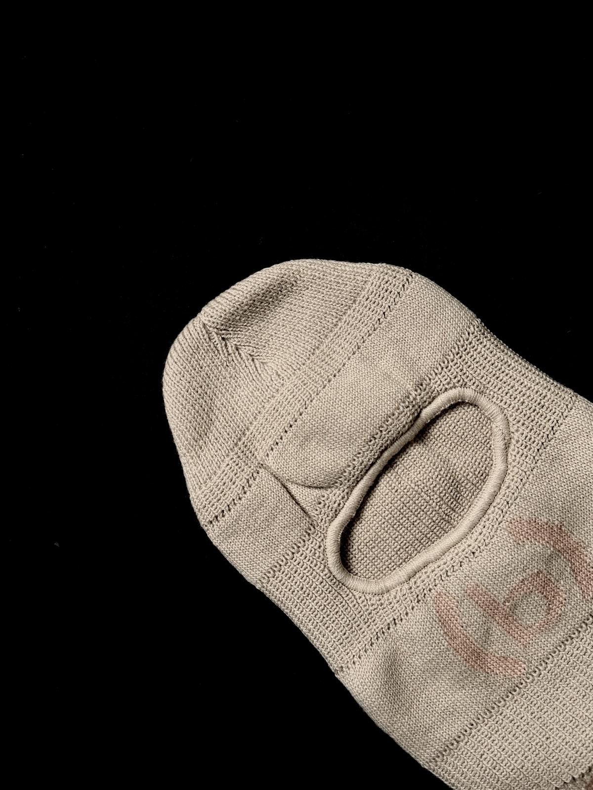Japanese Brand Deadstock BESTROY Classic Logo Knit Balaclava Ski Mask Beige Size ONE SIZE - 2 Thumbnail