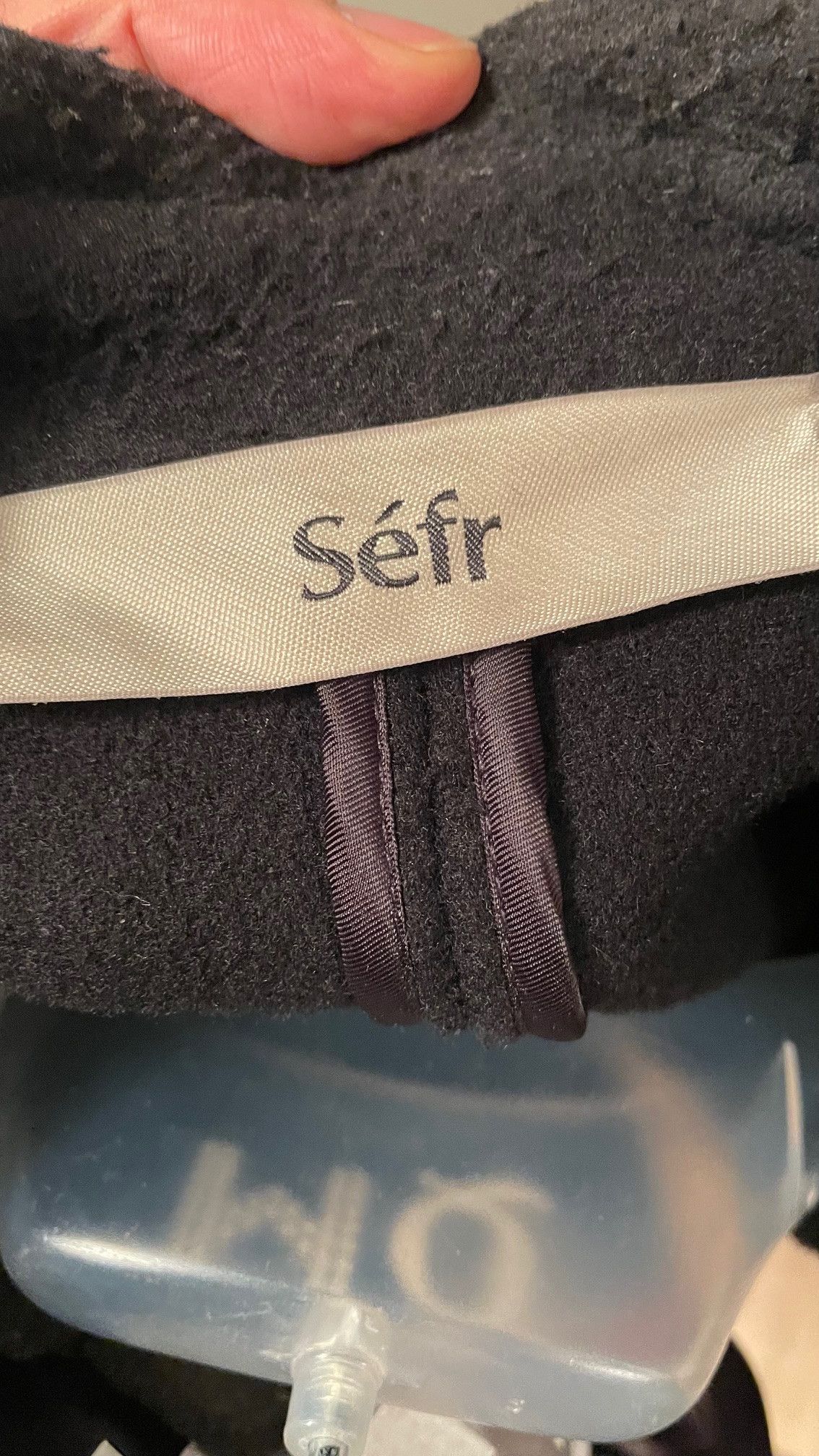 Sefr Sefr Keith wool jacket Casentino black size S Size US S / EU 44-46 / 1 - 7 Thumbnail