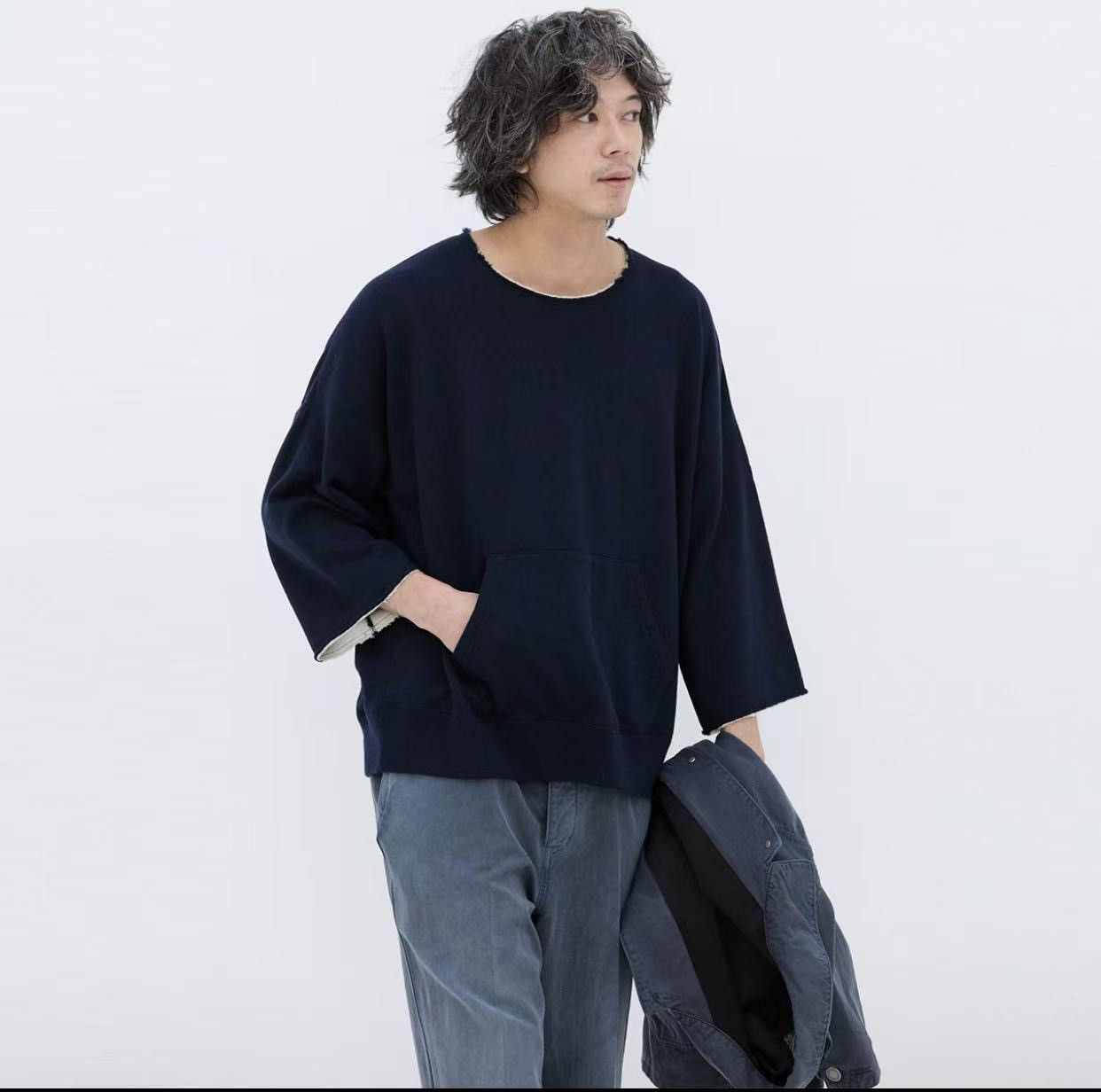 Visvim VISVIM 25AW BURROW DUAL SWEAT DMGD Size US L / EU 52-54 / 3 - 3 Thumbnail