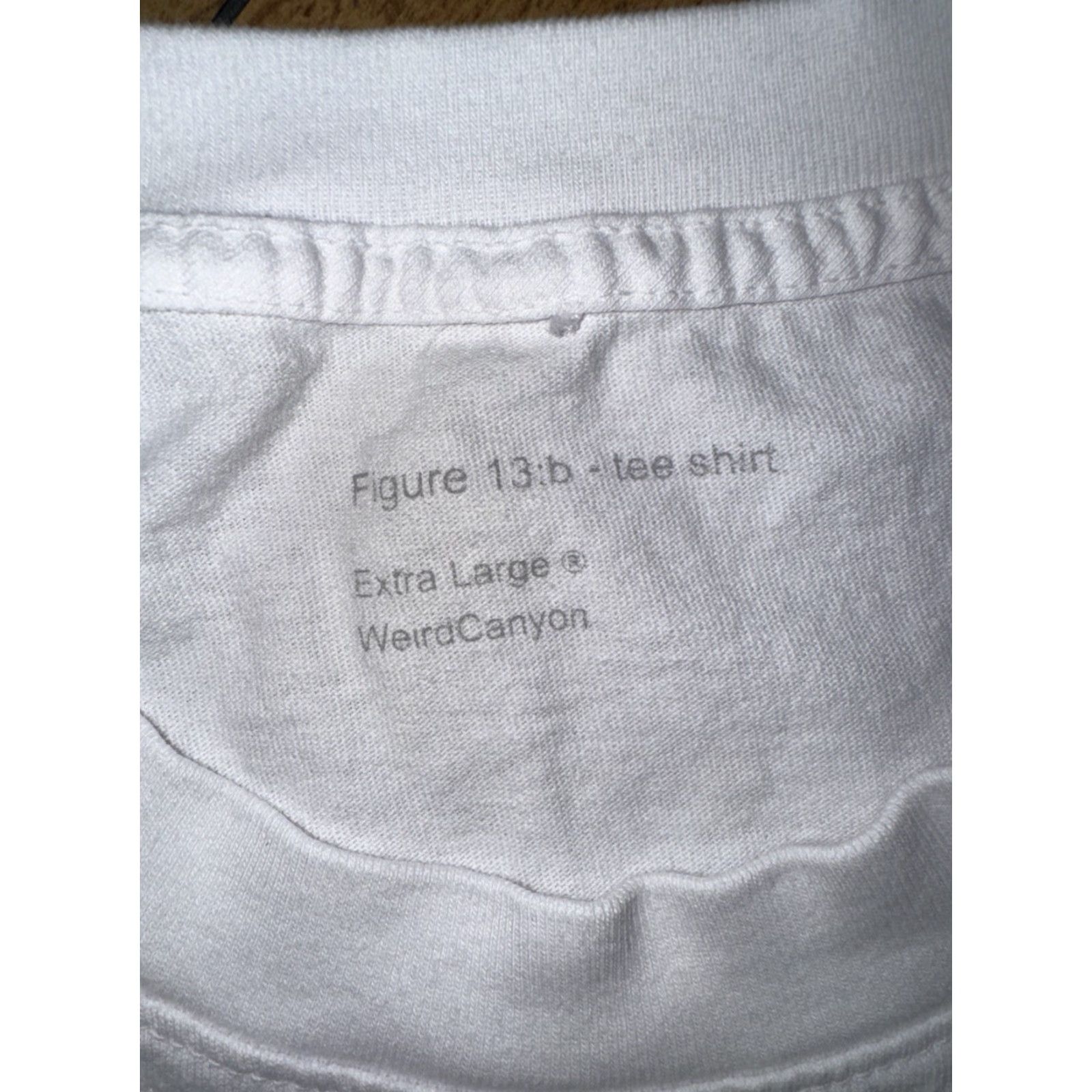 Vintage Weird Canyon Graphic Photography Tee White XL Oversized Art Shirt Size US XL / EU 56 / 4 - 5 Thumbnail