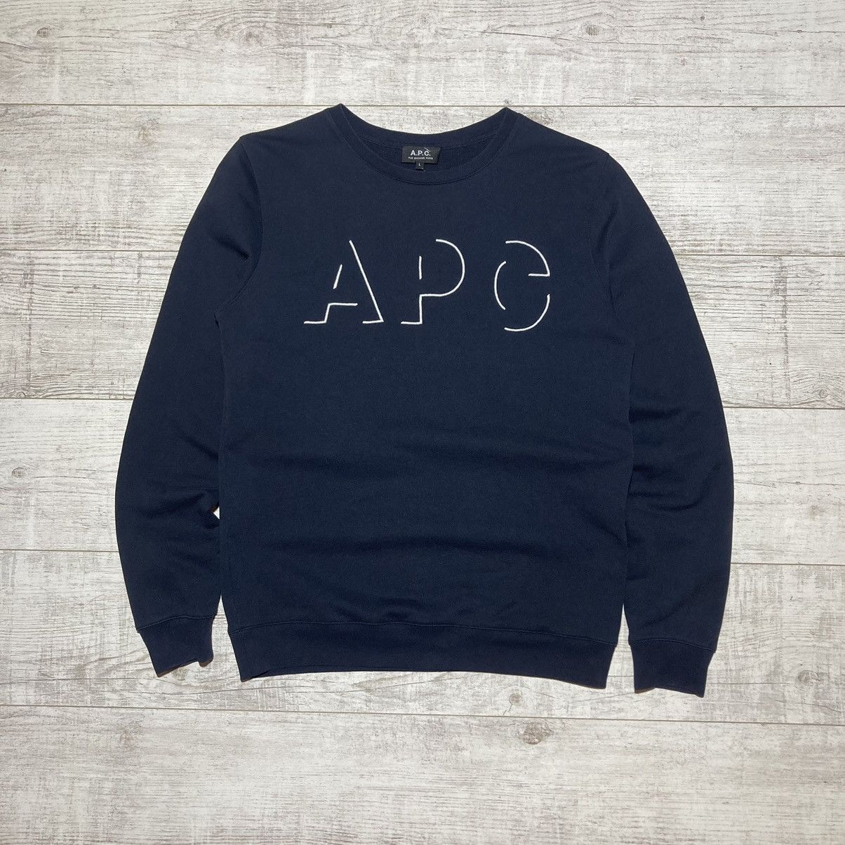 パーカー・フーディ A.P.C. Men Hoodies COHBN M27908 TIQ Blue A.P.C. A.P.C. Men Hoodies COHBN M27908 TIQ Blue | Grailed