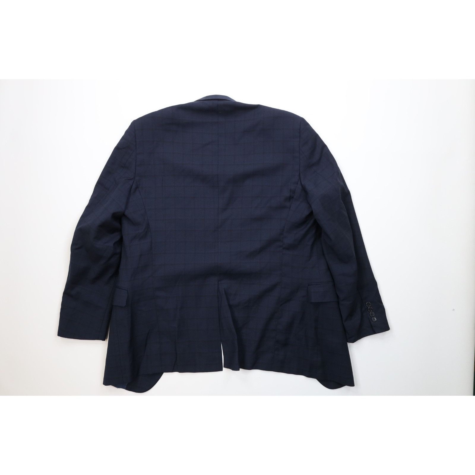 Vintage Vintage 90s Streetwear Wool 2 Piece Suit Plaid Size 42L - 9 Thumbnail