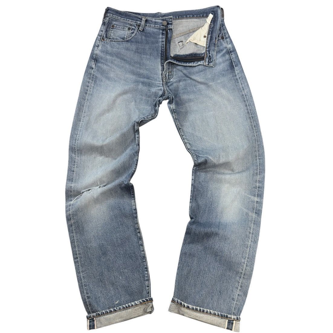 Levi's Vintage Clothing Vintage Selvedge Big E 70s 80s Levis 508xx Used Look Denim Size US 36 / EU 52 - 1 Thumbnail