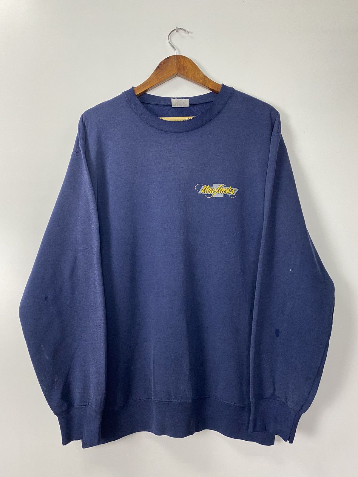 Vintage Vintage 90s Newfucks Sweatshirt Size US L / EU 52-54 / 3 - 8 Thumbnail