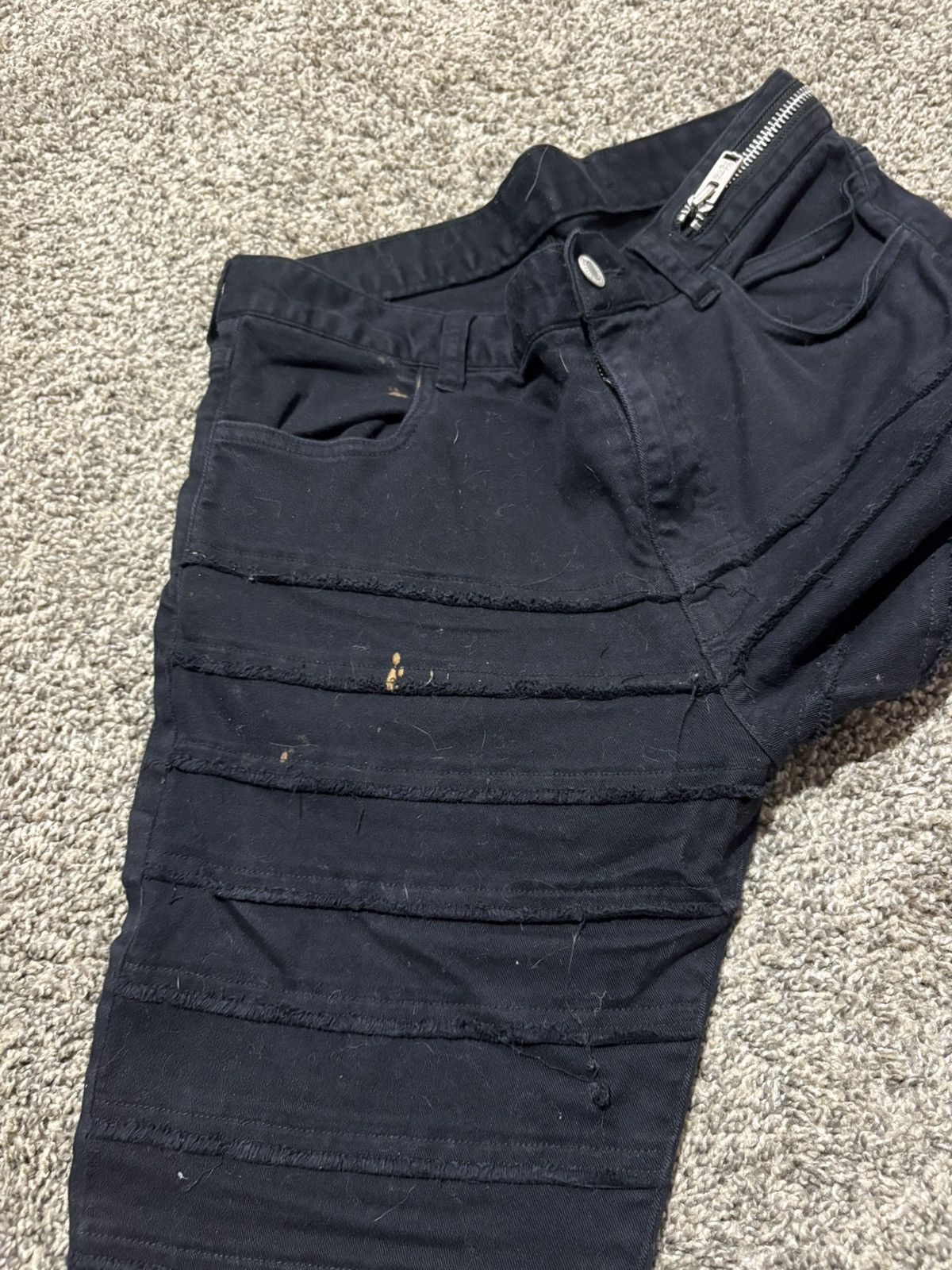 Undercover All black undercover stressed skinny jeans Size US 32 / EU 48 - 3 Thumbnail