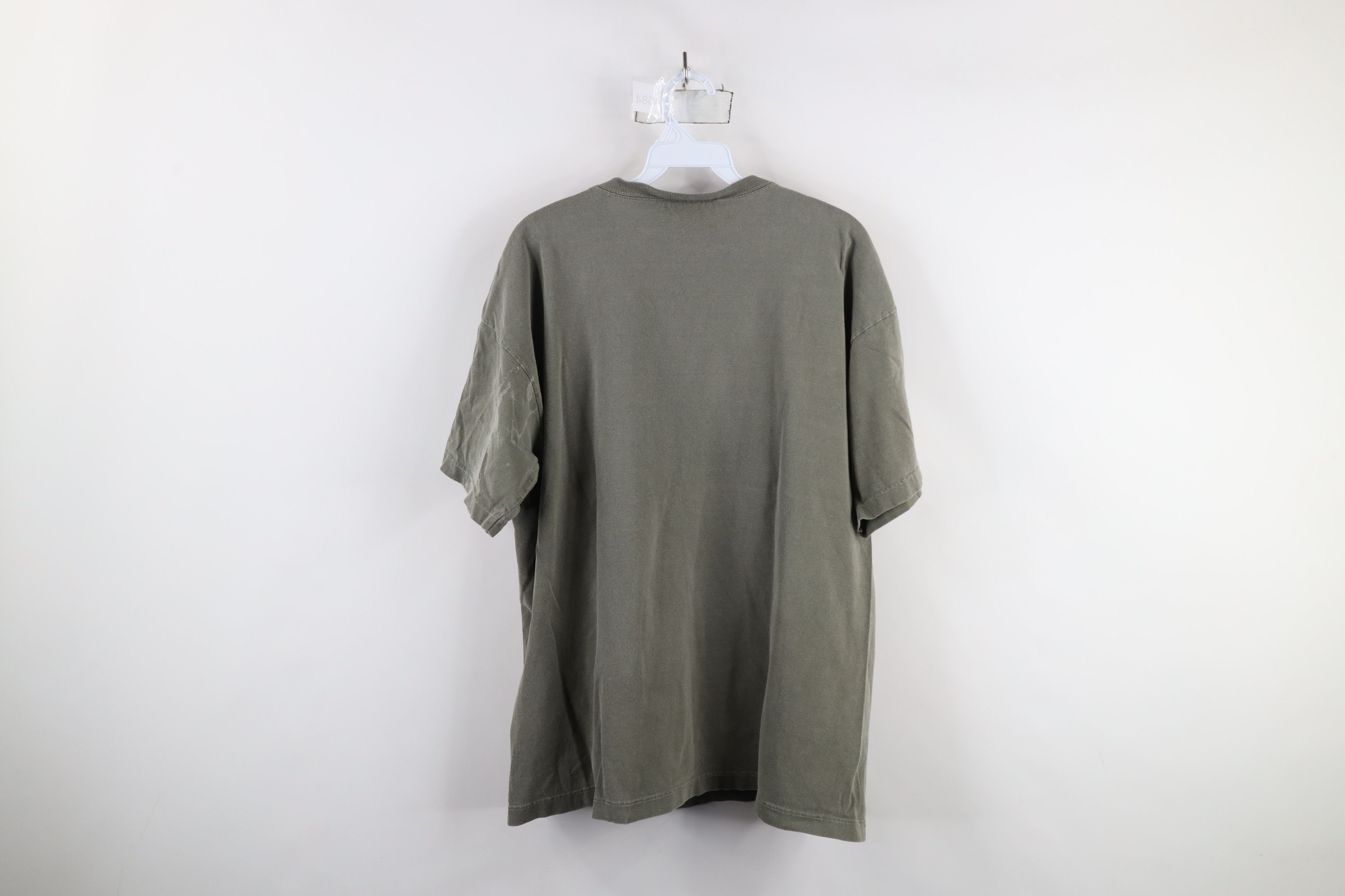 Vintage Vintage 90s The Territory Ahead Tribal Sun T-Shirt Green USA Size US S / EU 44-46 / 1 - 13 Thumbnail