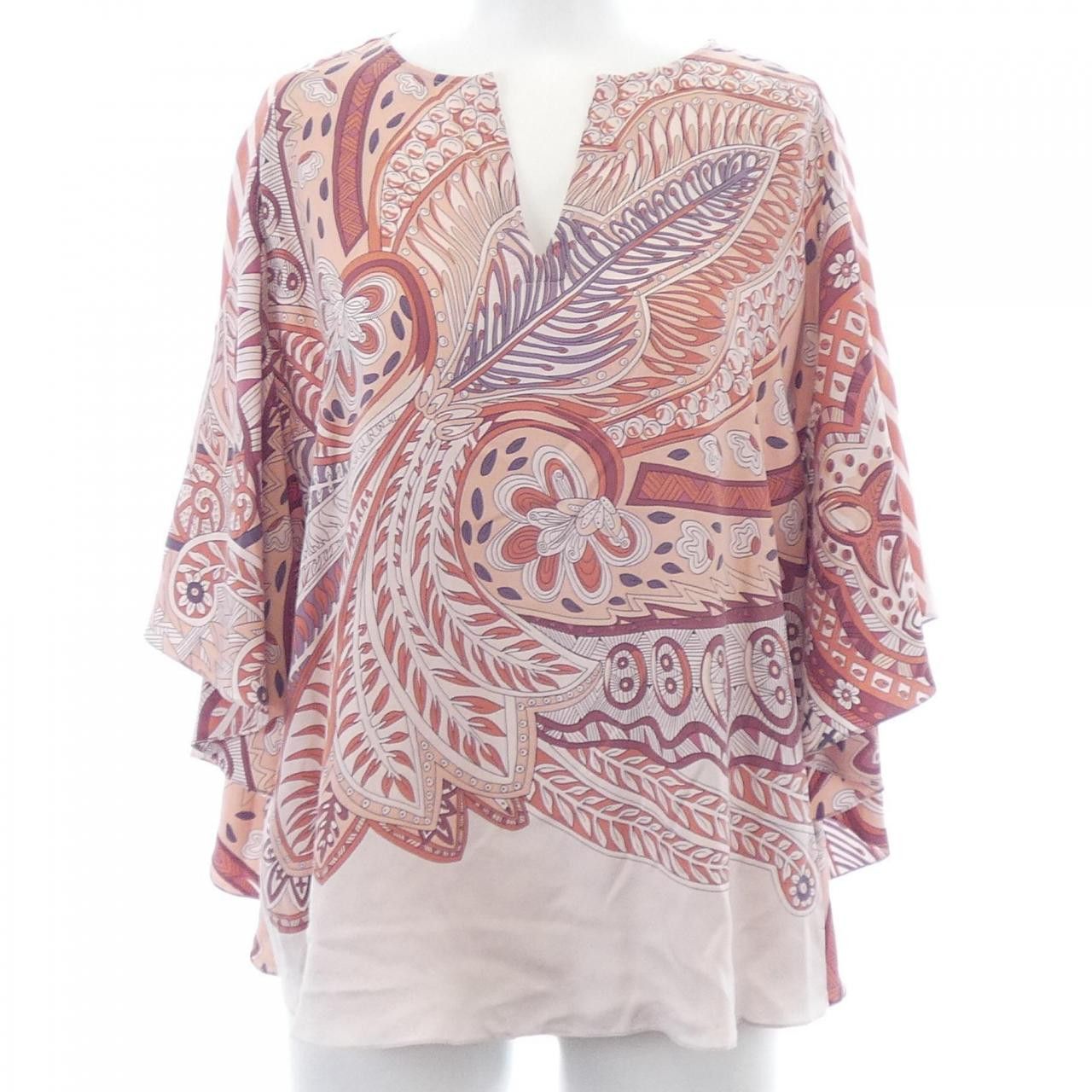 Hermes Hermes Hermes Silk Top Textile Tops DUTY FREE for USA Size ONE SIZE - 1 Thumbnail