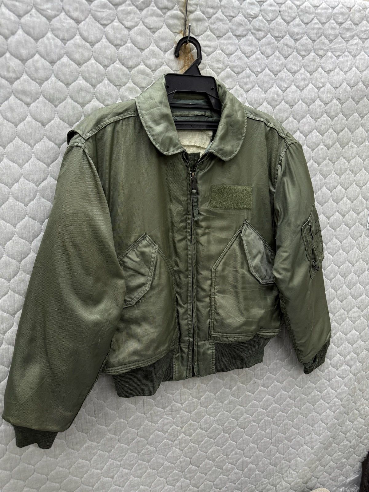 Vintage 🔥🔥🔥VINTAGE US ARMY CWU 45 BOMBER JACKET Size US M / EU 48-50 / 2 - 2 Thumbnail