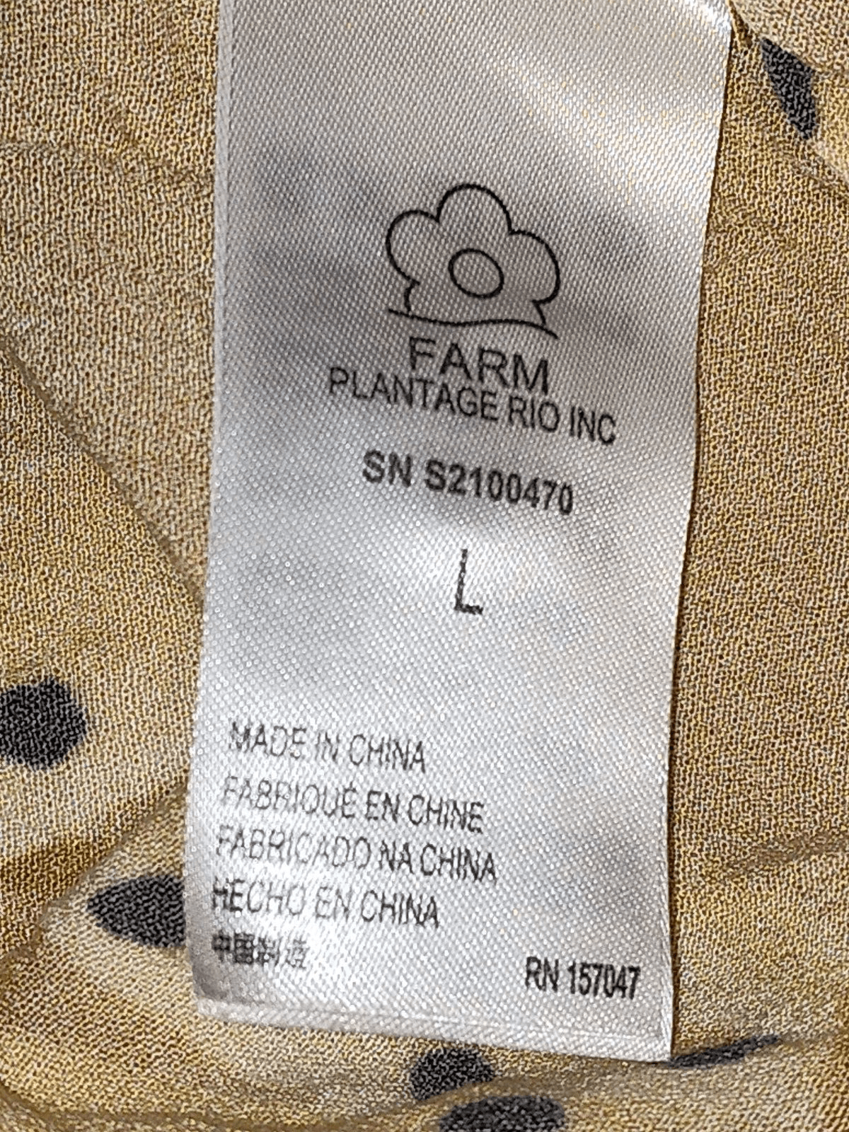 Pieces Uniques Farm Rio Anthropologie Raining Bananas Boyfriend Shirt Size L / US 10 / IT 46 - 4 Thumbnail