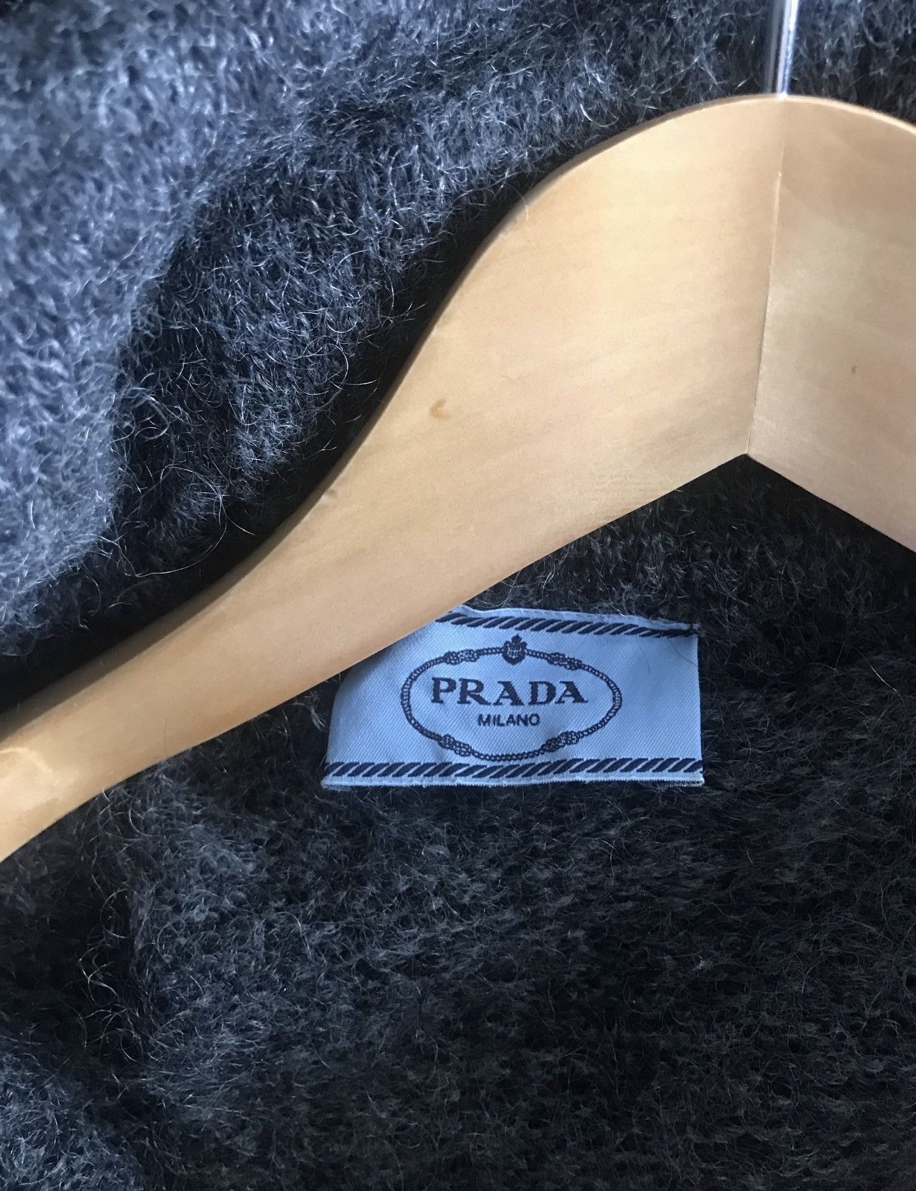 Prada PRADA Arctic Fox Fur Mohair Hooded Cardigan Vintage runway Size M / US 6-8 / IT 42-44 - 6 Thumbnail