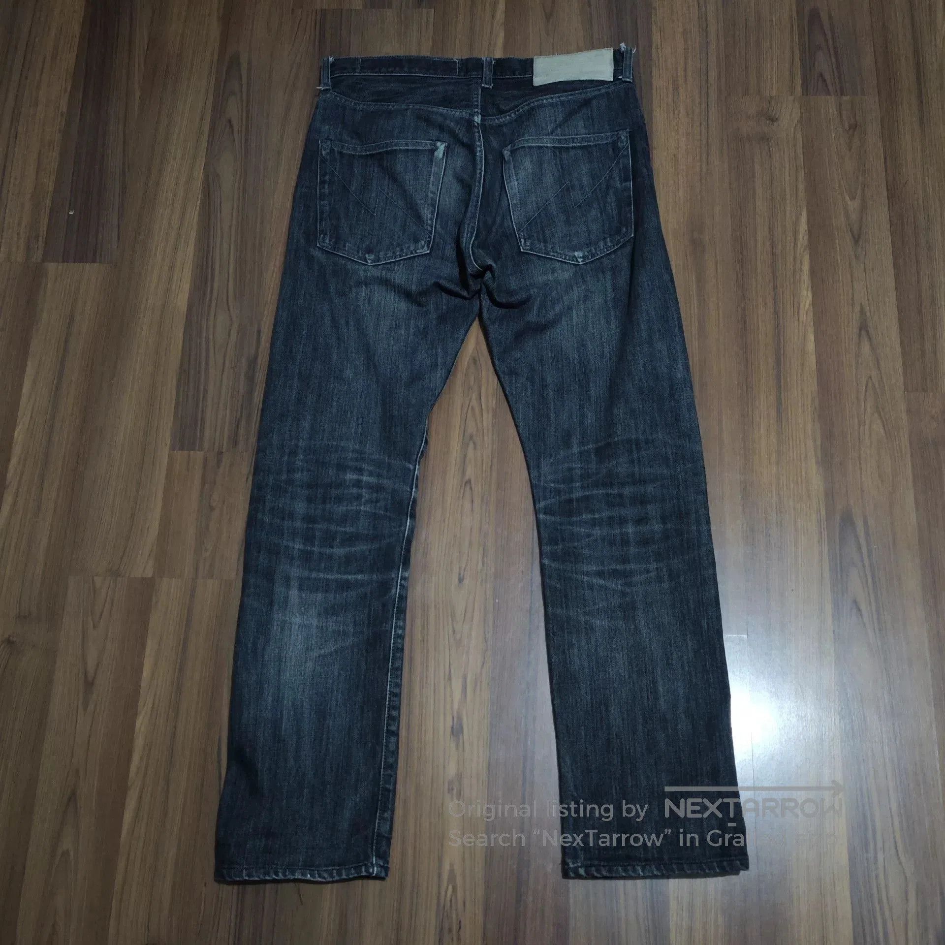 Neighborhood NEIGHBORHOOD DPM Basic Washed Raw Denim Jeans. Size US 30 / EU 46 - 2 Thumbnail