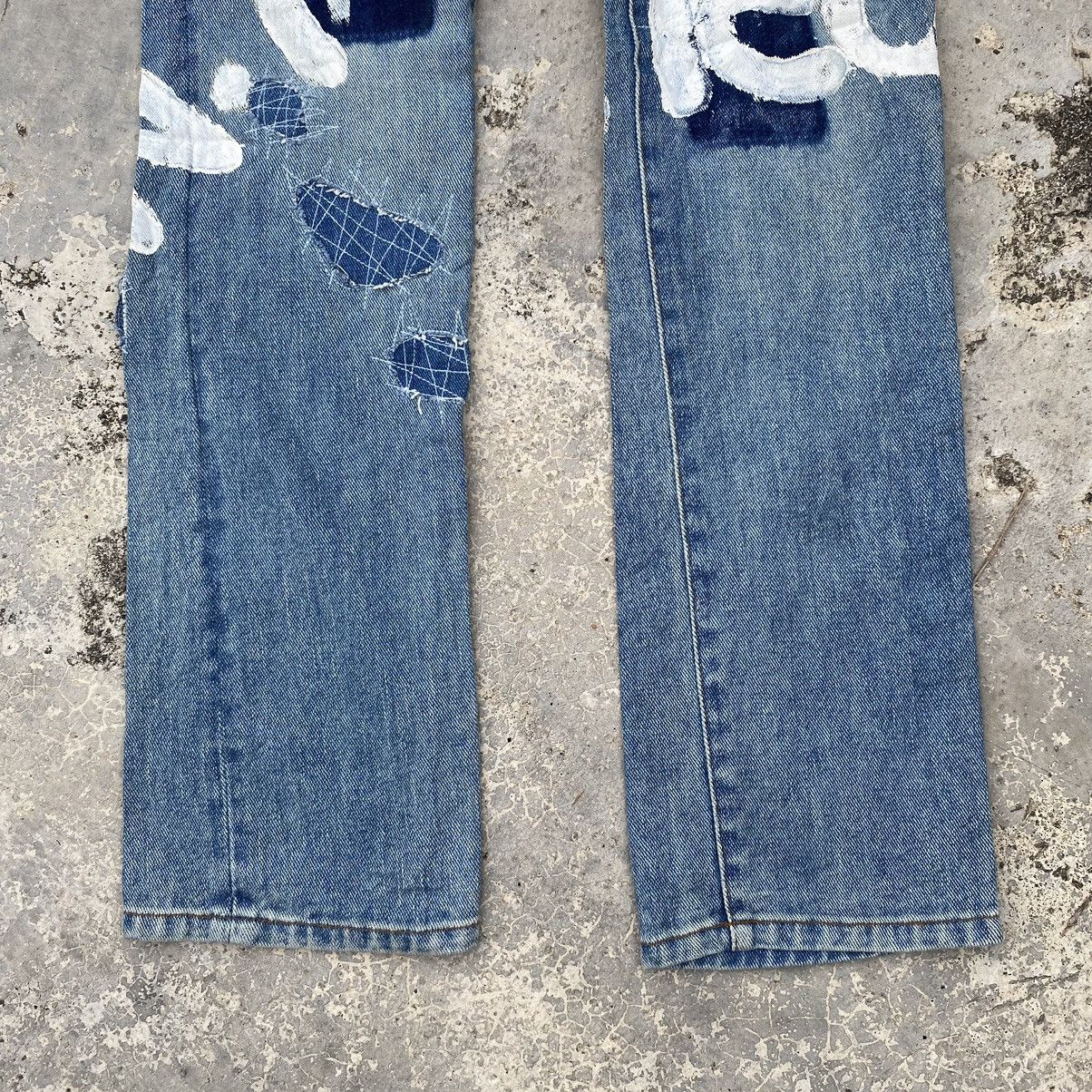 If Six Was Nine vintage classic members patchwork ripped denim jeans Size US 28 / EU 44 - 2 Thumbnail