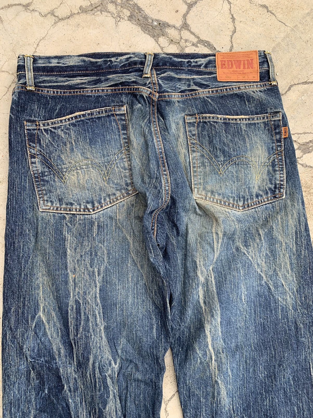 Edwin EDWIN 505Z selvage denim with lightning pattern. Size US 36 / EU 52 - 4 Thumbnail
