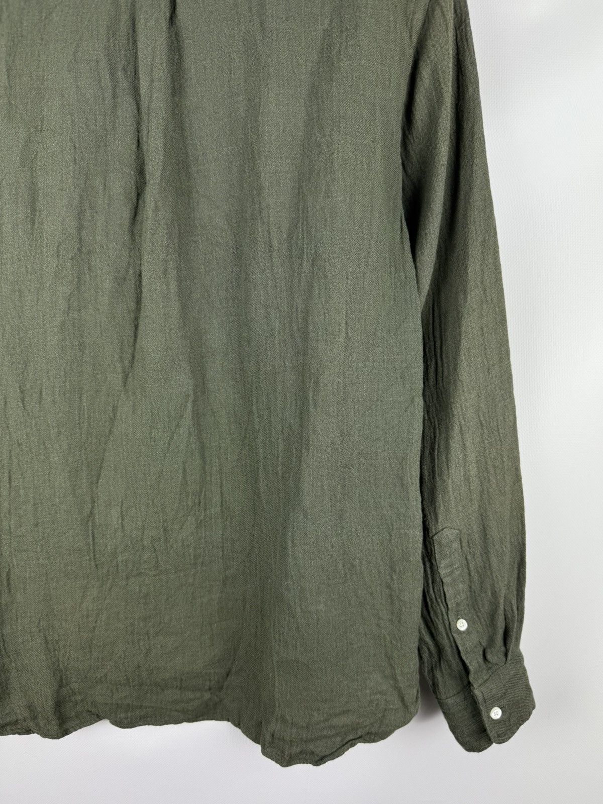 Beams Plus Beams Plus Japan Men’s Long Sleeve Linen Button Up Shirt Size US M / EU 48-50 / 2 - 21 Thumbnail