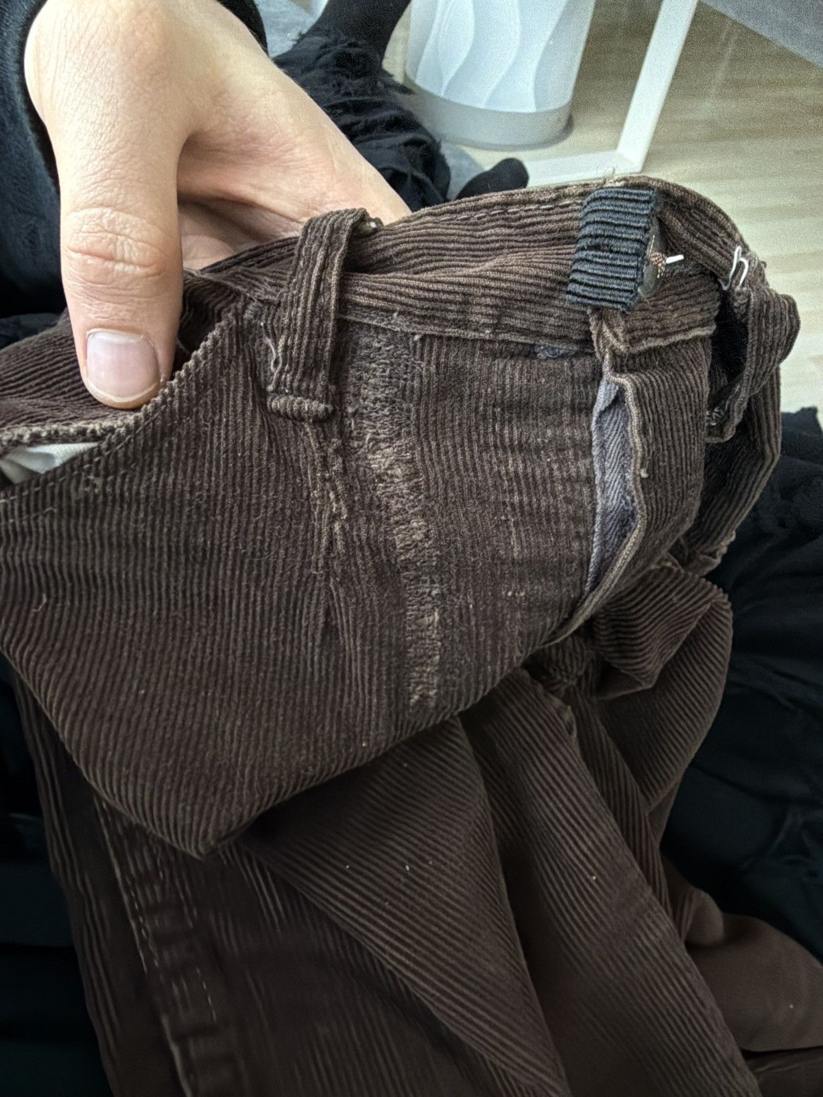 Lee Vintage 70s Lee Velvet Corduroy Pants Size US 27 - 15 Thumbnail