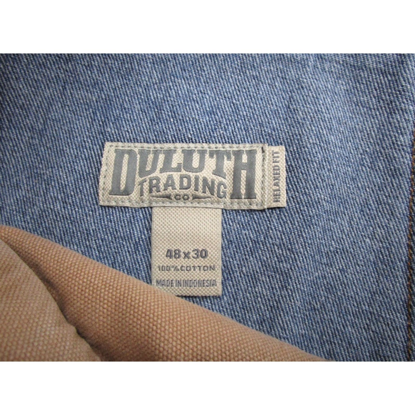 CO Duluth Ballroom Relaxed Jeans 86069C Mens 48x30 Blue Denim Size 48 Workwear Straight Casual Size US 32 / EU 48 - 4 Thumbnail