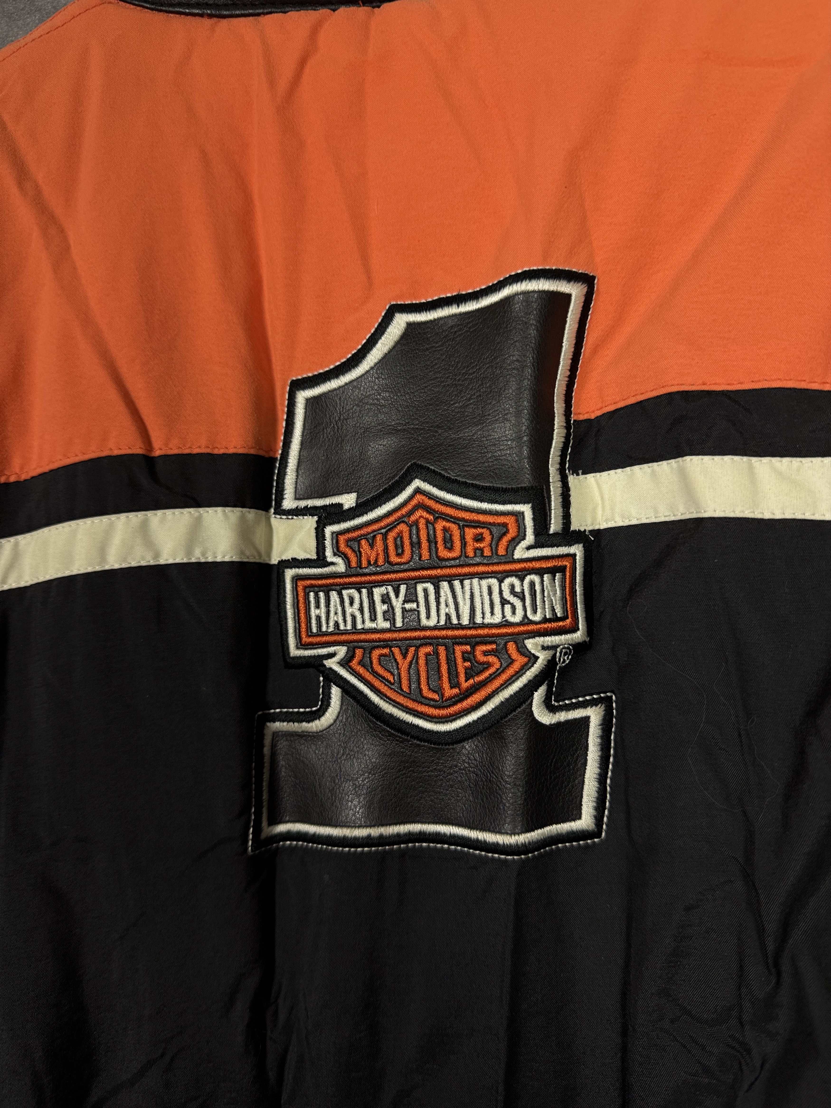 Harley Davidson Harley Davidson Motorcycles leather insulated big logo Size L / US 10 / IT 46 - 8 Thumbnail