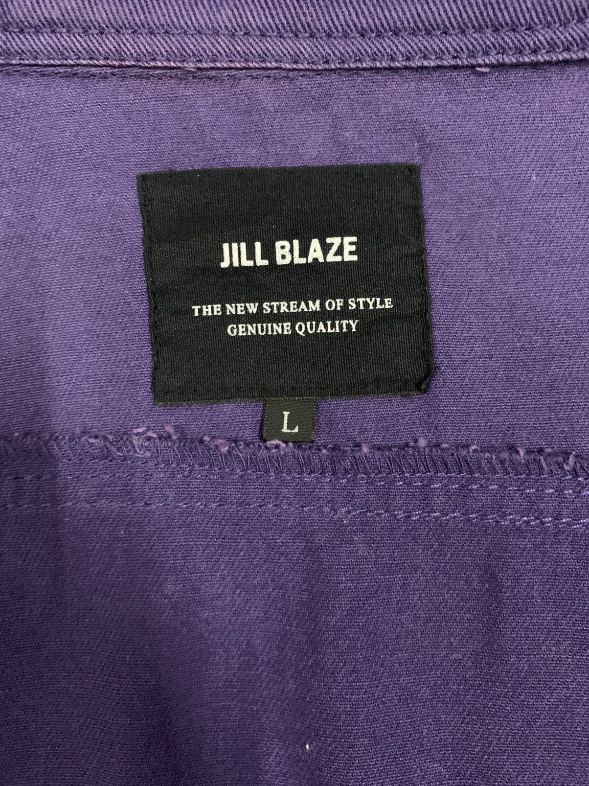 Japanese Brand Vintage Japanese Brand Jill Blaze Faded Denim Trucker Jacket Size US M / EU 48-50 / 2 - 15 Thumbnail