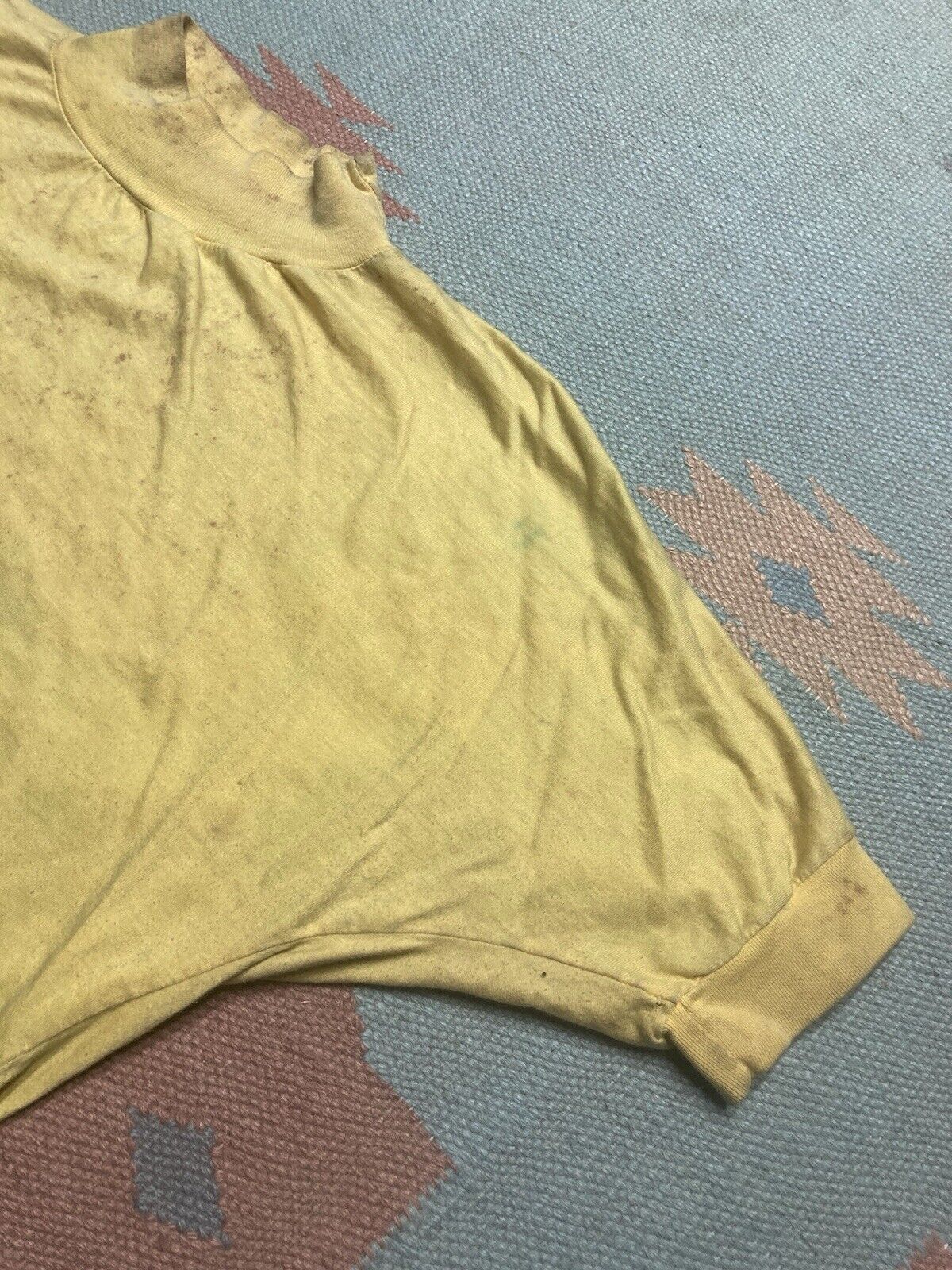Vintage blank ringer t shirt soft distressed stained grunge boxy XL Size US XL / EU 56 / 4 - 6 Thumbnail