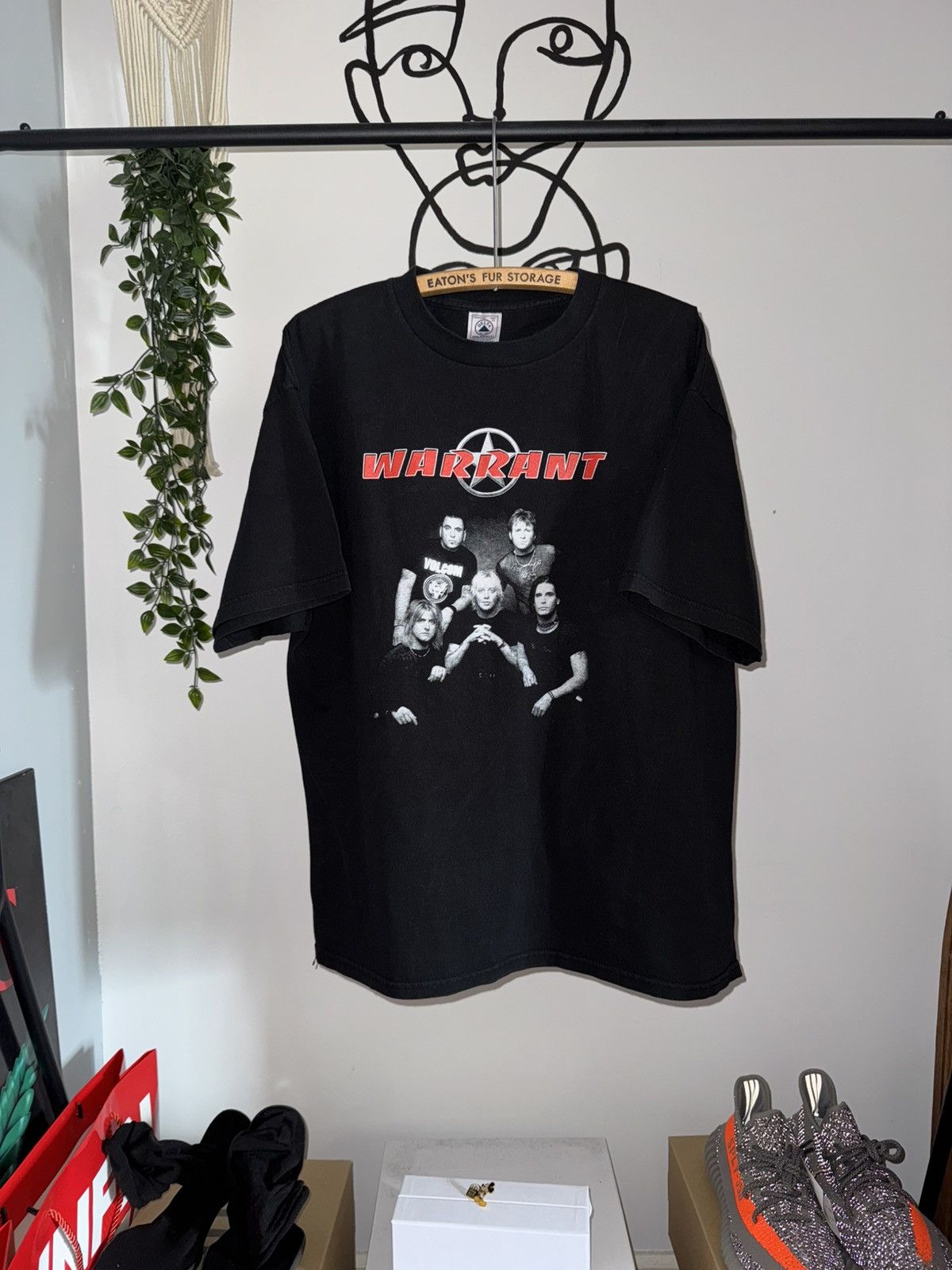 WARRANT】ロックTシャツ メンズ バンドTシャツ メンズ WARRANT