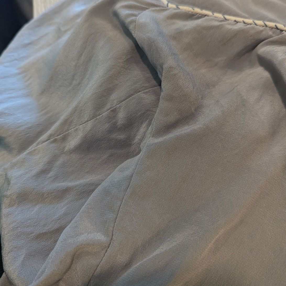 Other Tucker Grey Silk Peasant Balloon Sleeve Blouse Medium Size M / US 6-8 / IT 42-44 - 9 Thumbnail