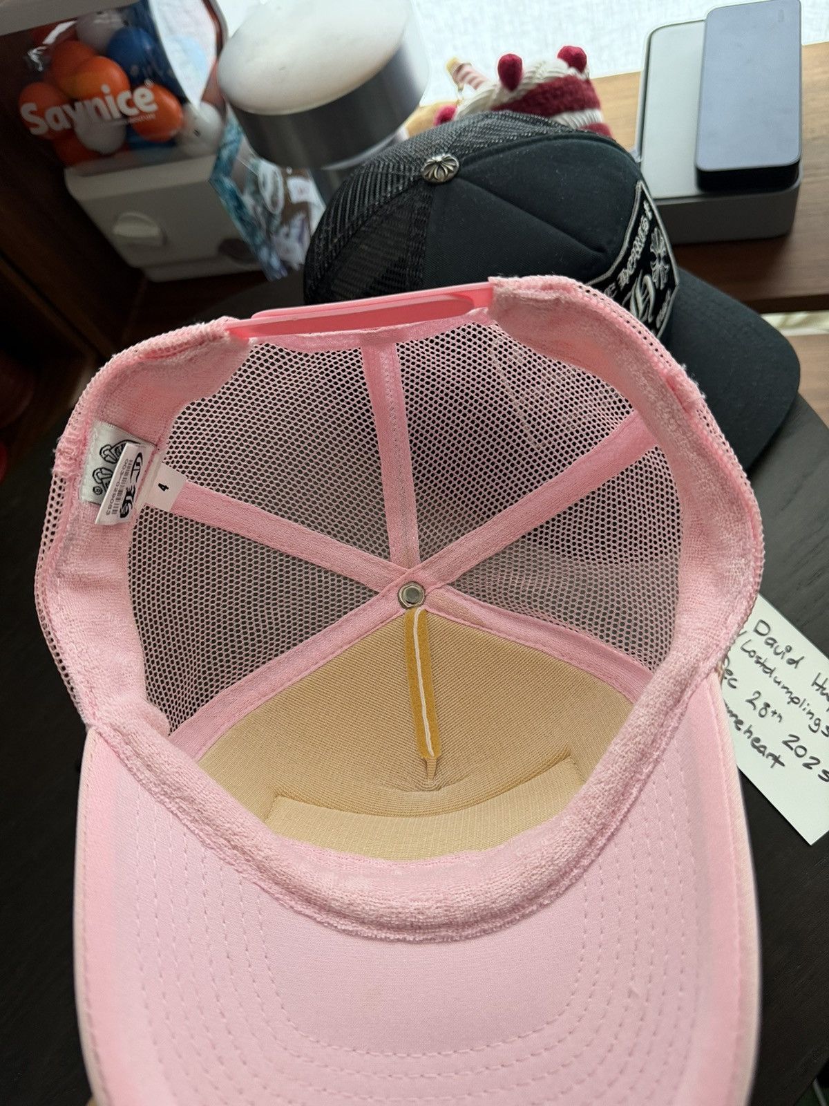 2000s Vintage Pink F U Hat