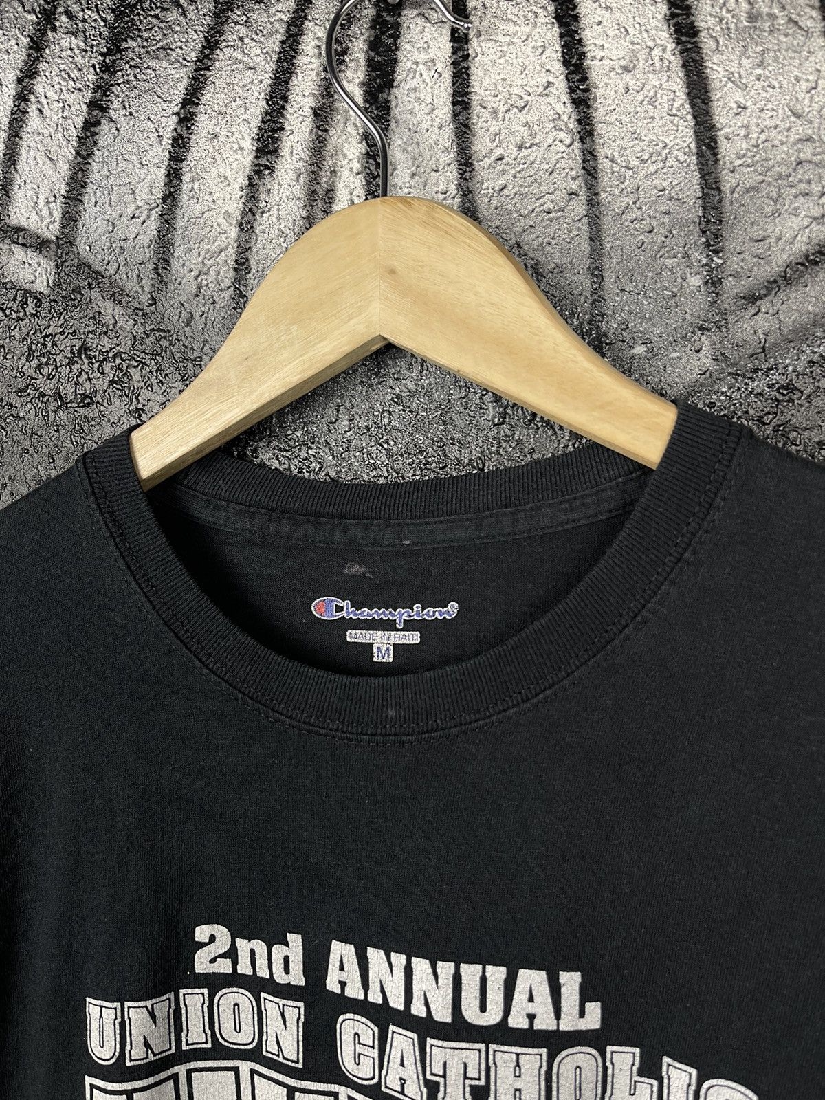 Champion Champion Vikings Classic Vintage Black T-Shirt Men’s Size M Size US M / EU 48-50 / 2 - 4 Thumbnail