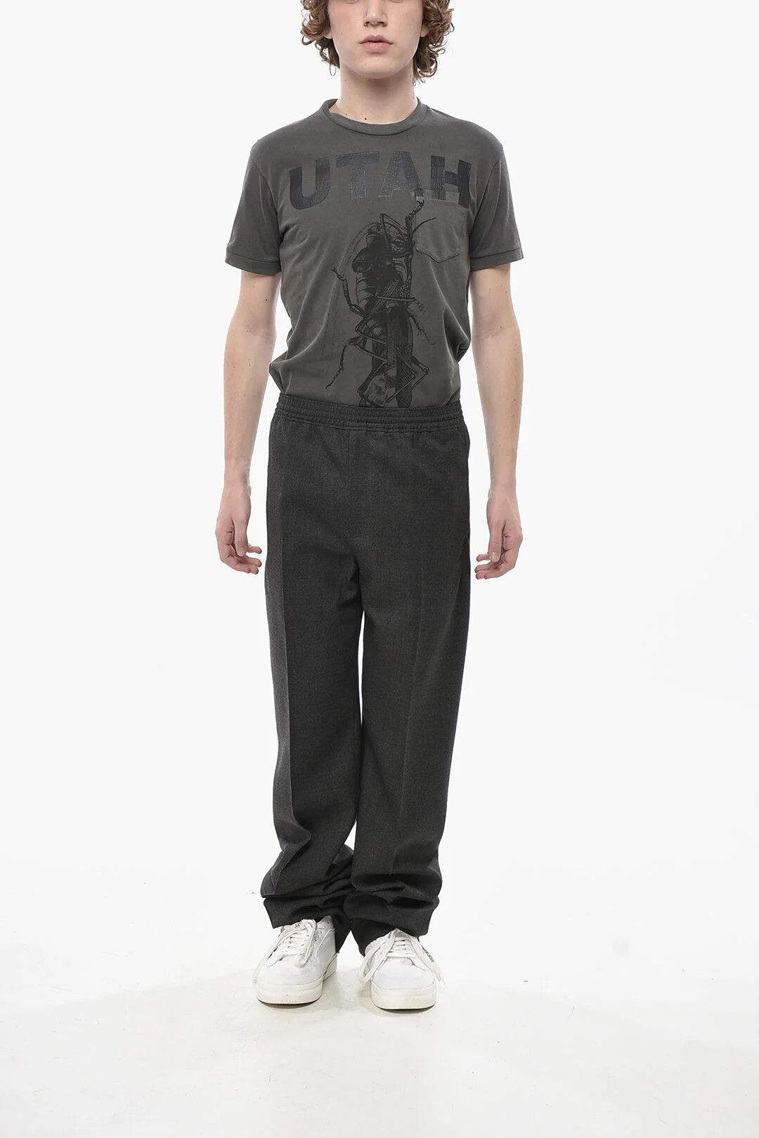 Givenchy og1mm0326 Wool 4-Pocket Pant in Grey Size US 28 / EU 44 - 4 Thumbnail
