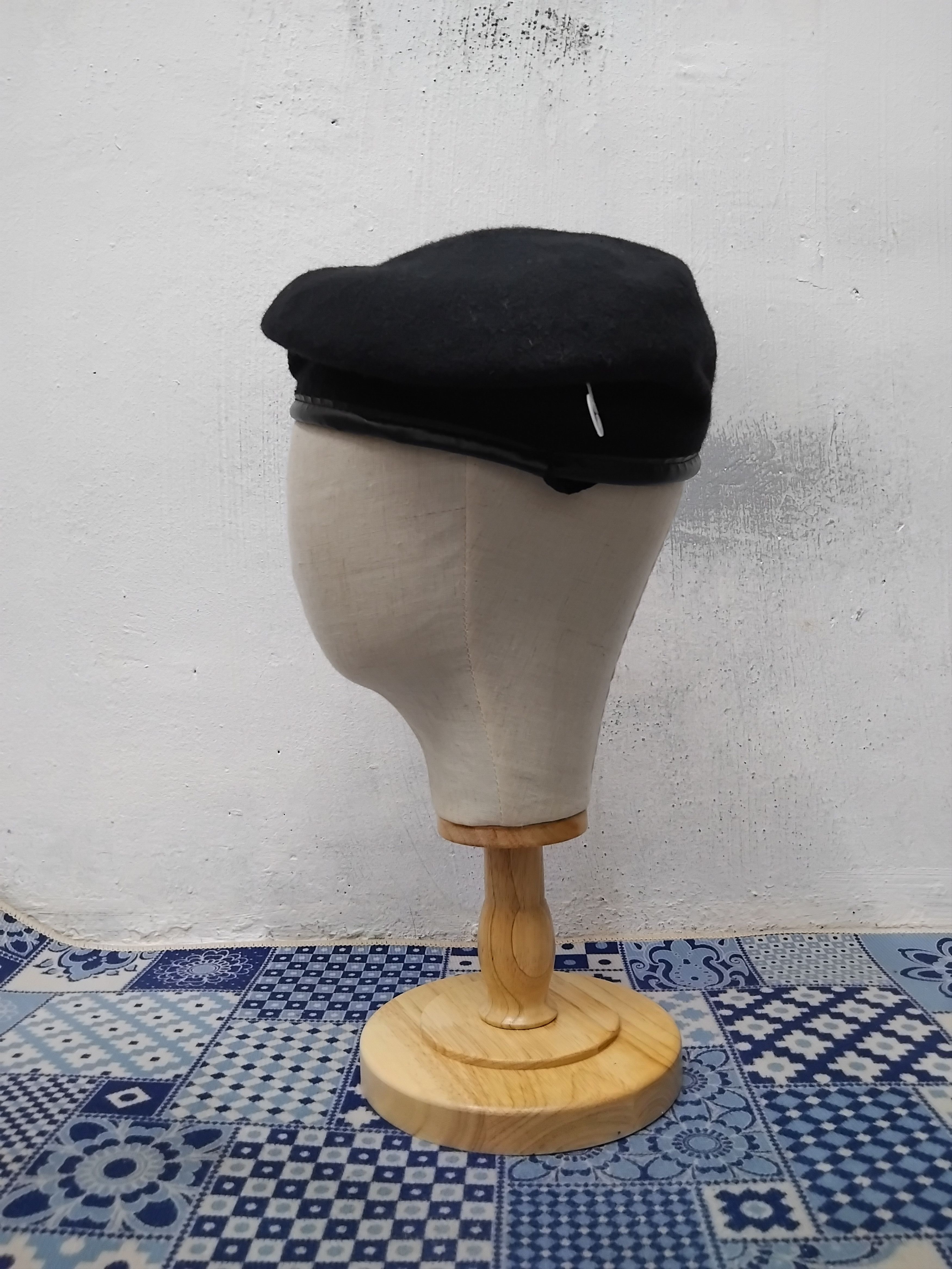 Japanese Brand 💥Bancroft maker over 90th black colour military cap hat Size ONE SIZE - 7 Thumbnail