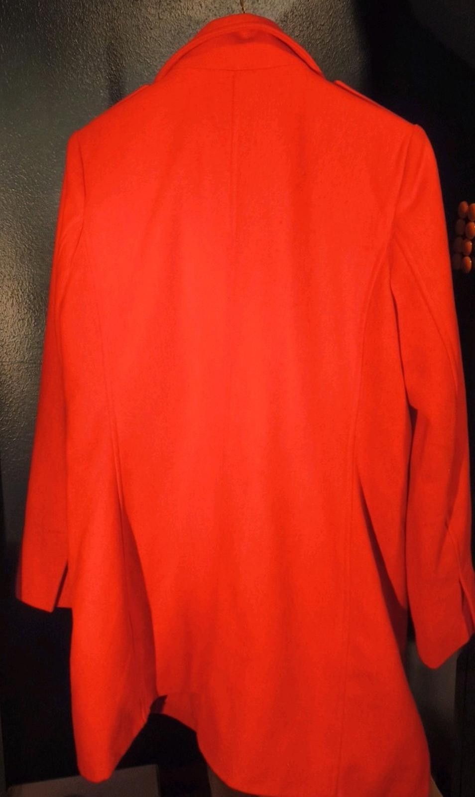Other The Wool Maker Red Wool Coat Women's Large Size L / US 10 / IT 46 - 3 Thumbnail