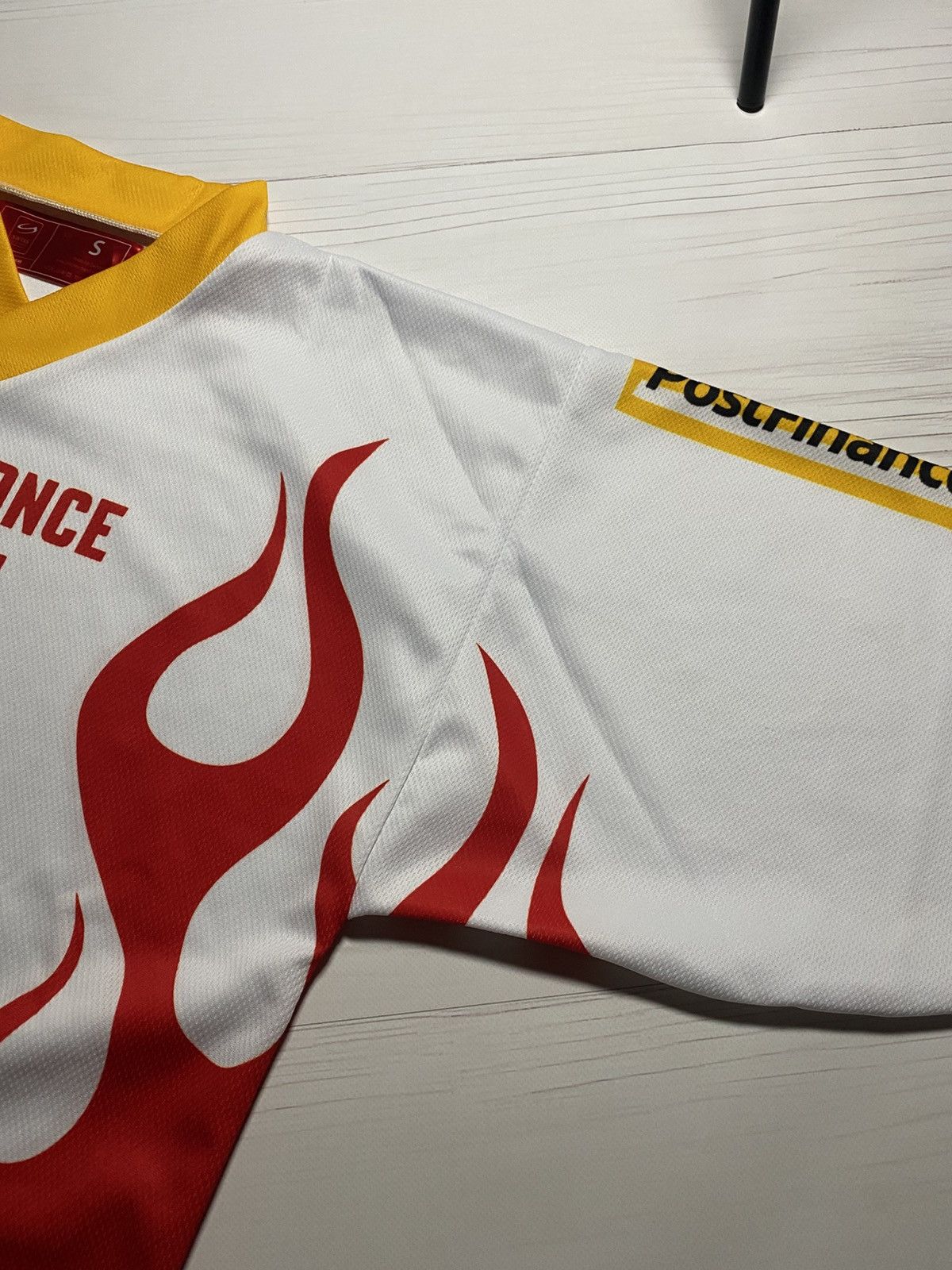 NHL Ochsner Postfinance trophy Switzerland ice hockey jersey Size US S / EU 44-46 / 1 - 6 Thumbnail