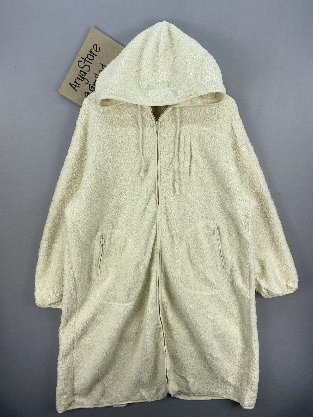 GU X Undercover Sherpa Hoodie Parka Long Jacket