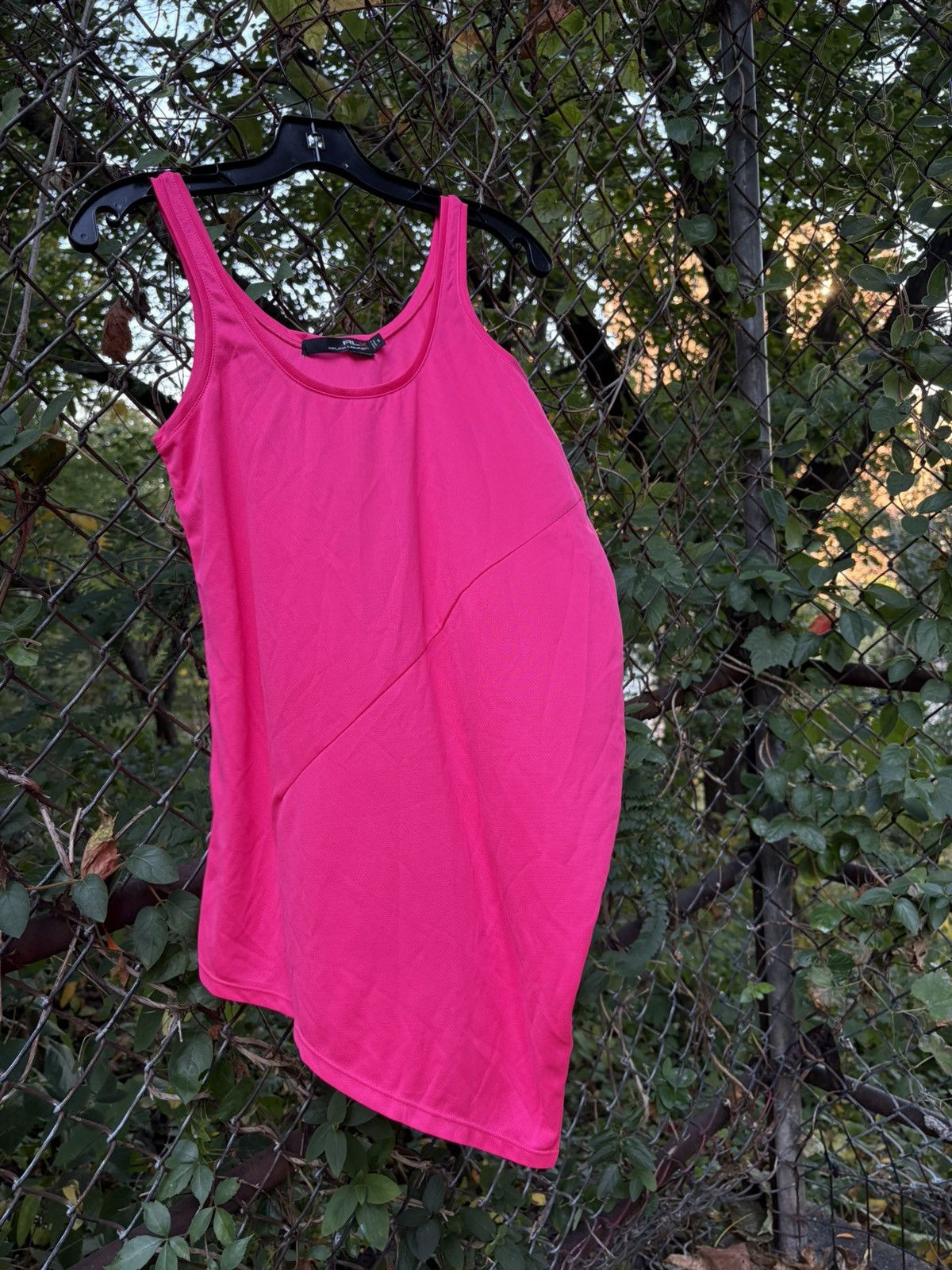 RLX Ralph Lauren RLX Ralph Lauren Technical Tank — Asymmetric Top in Fuchsia Size S / US 4 / IT 40 - 2 Thumbnail