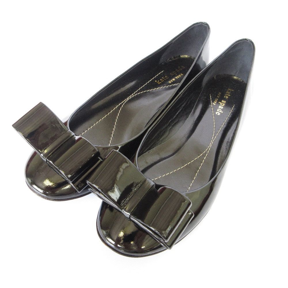Kate Spade Kate Spade Kate Spade Ribbon Flat Shoes Leather Shoes DUTY FREE for USA Size ONE SIZE - 1 Thumbnail