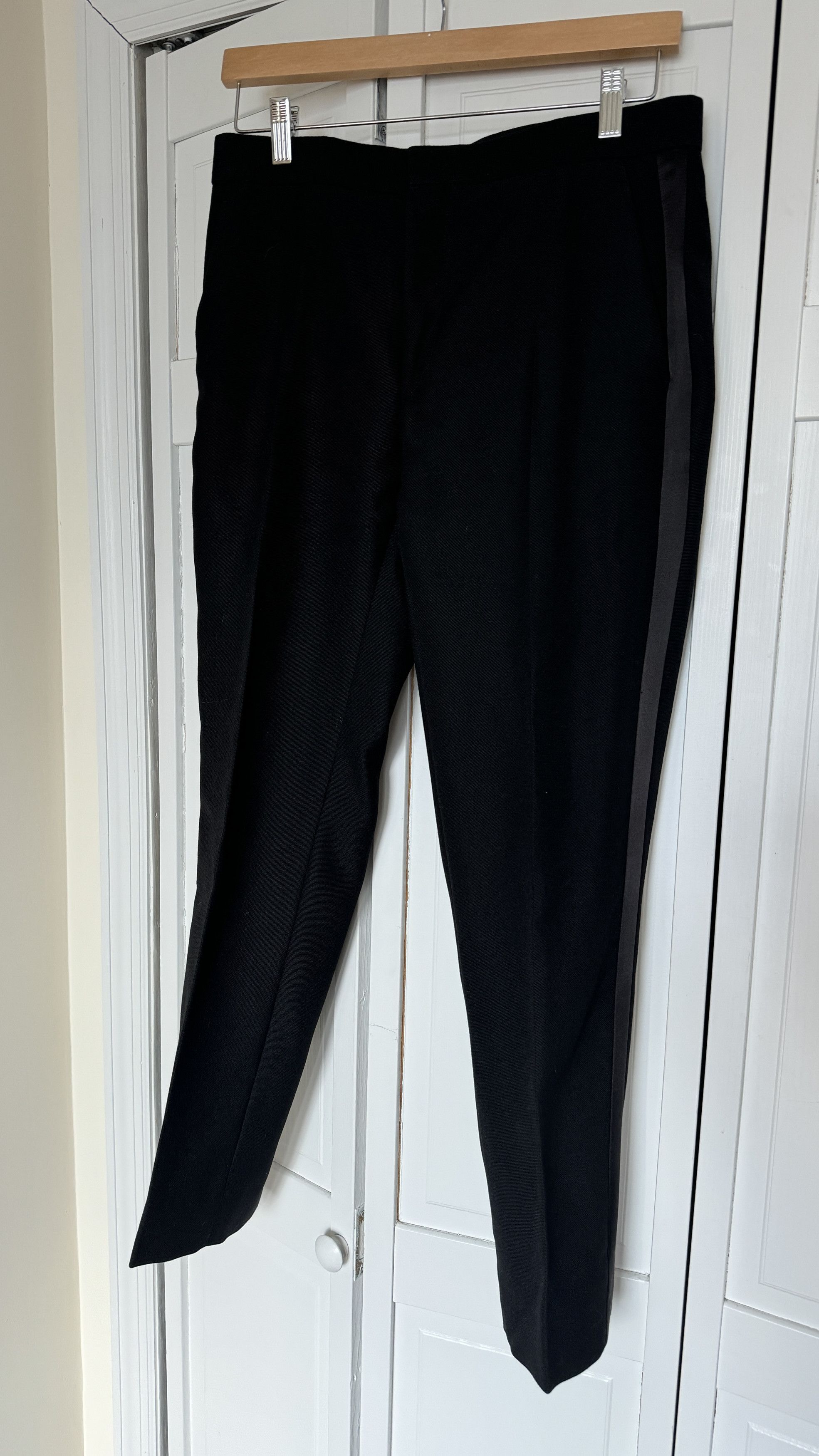 WARDROBE.NYC Black Tuxedo Trouser Size 32" / US 10 / IT 46 - 4 Thumbnail
