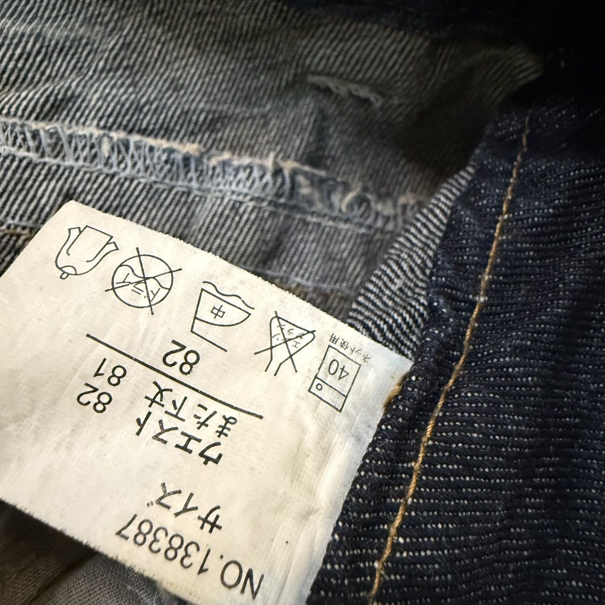 If Six Was Nine Insane Japanese Leather Flared Sick Soul Distressed Y2K LGB Size US 34 / EU 50 - 18 Thumbnail