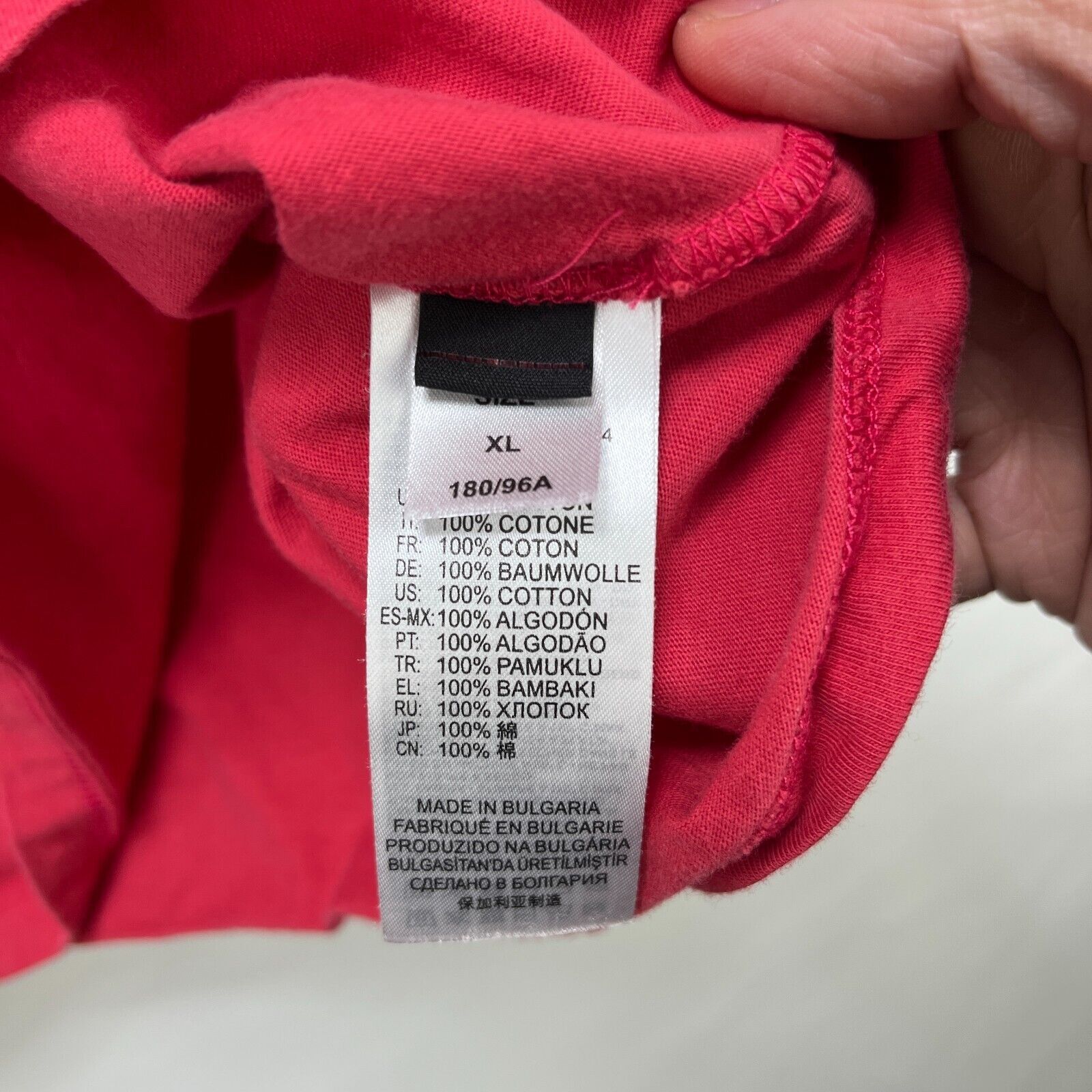Diesel × Vintage Vintage Diesel Y2K Peeling T Shirt Womens XL Red Size XL / US 12-14 / IT 48-50 - 5 Thumbnail