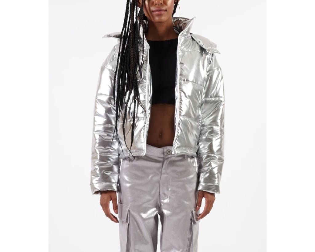Other Unisex OWC Kane Silver Winter Jacket Size L / US 10 / IT 46 - 2 Thumbnail