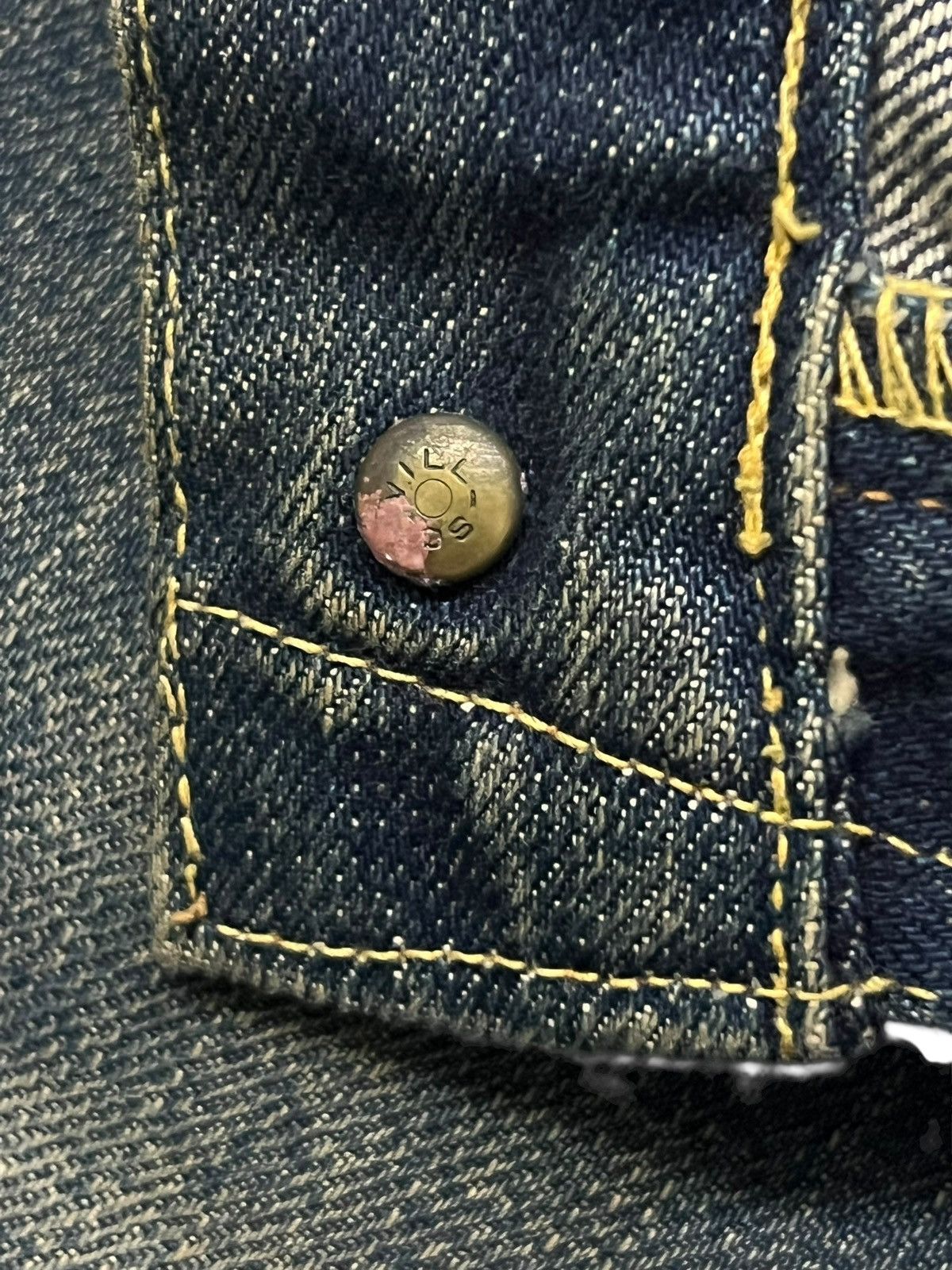 Evisu Vintage Archive EVIS Japanese Selvedge Denim | Early EVISU Size US 29 - 14 Thumbnail
