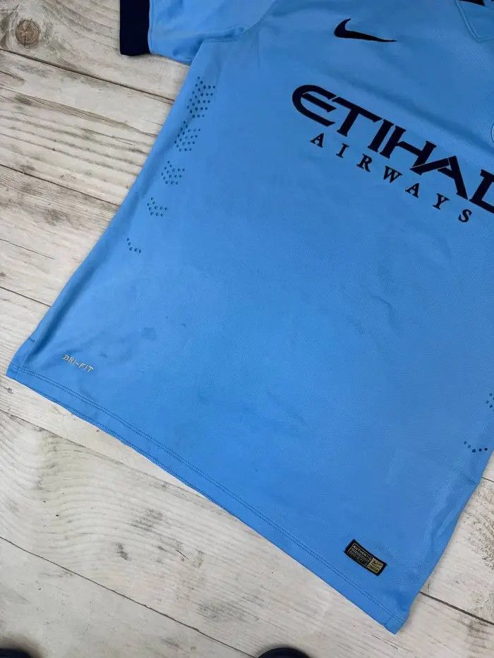 Nike Manchester City 2014 2015 Player Issue Home Shirt Jersey Size US M / EU 48-50 / 2 - 3 Thumbnail