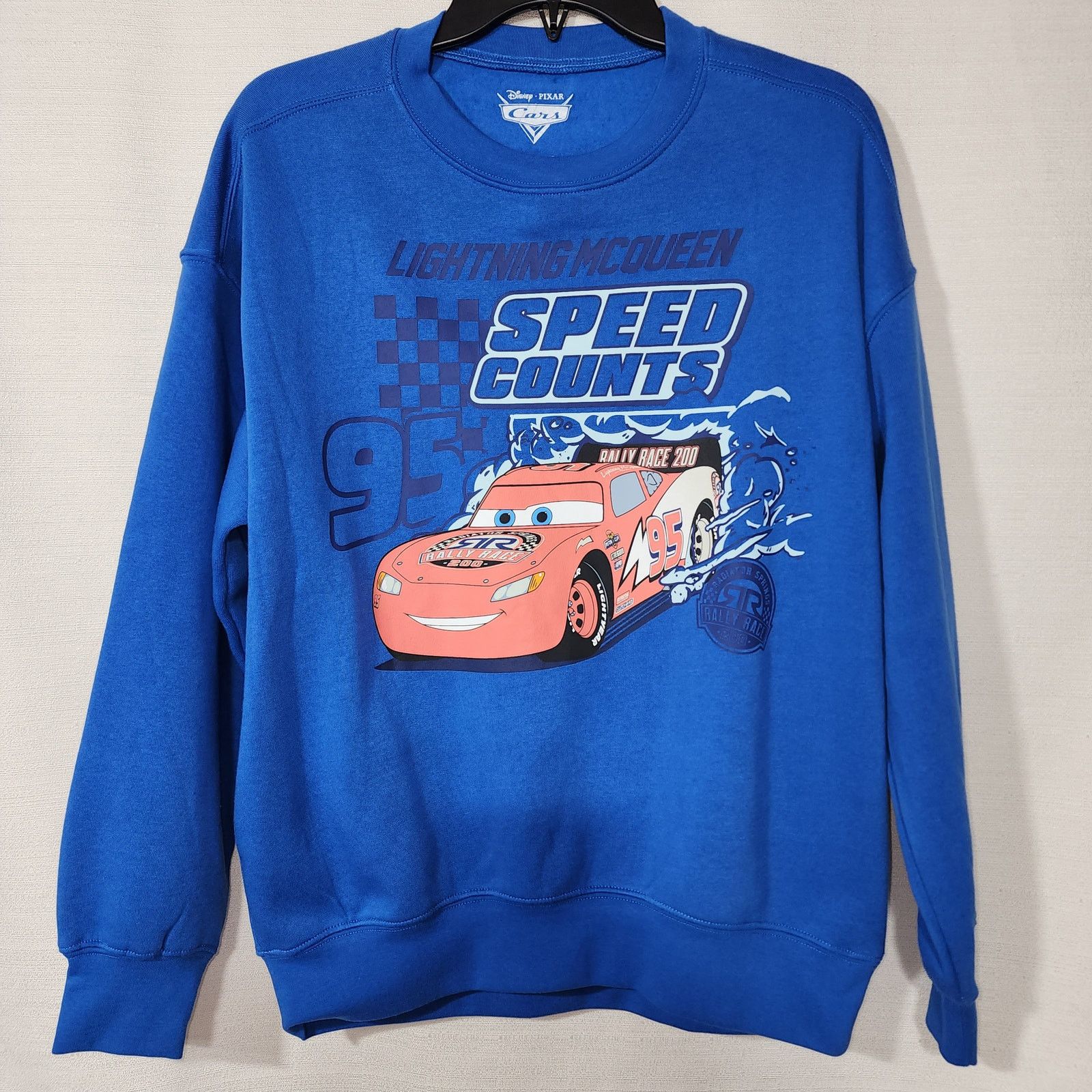 Disney Lightning McQueen ''speed counts'' sweatshirt men size XS Size US XS / EU 42 / 0 - 4 Thumbnail