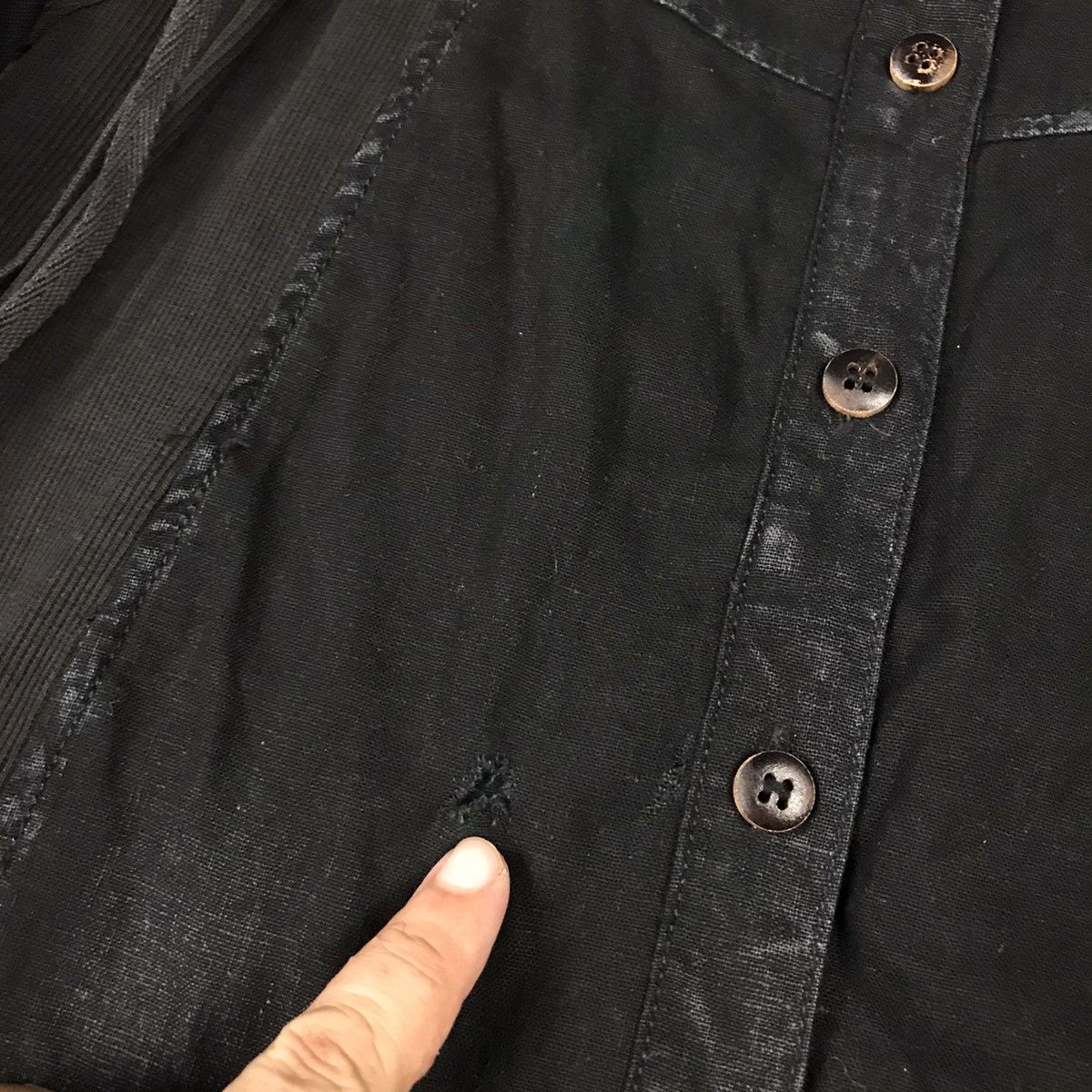 Designer × Japanese Brand PUNK RAVE DISTRESSED BLACK PUNK BUTTON BONDAGE JACKET Size M / US 6-8 / IT 42-44 - 6 Thumbnail