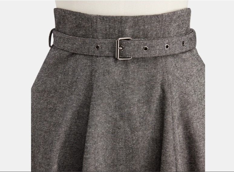 Dior o1w1db10225 Skirt in Grey Size 32" / US 10 / IT 46 - 3 Thumbnail